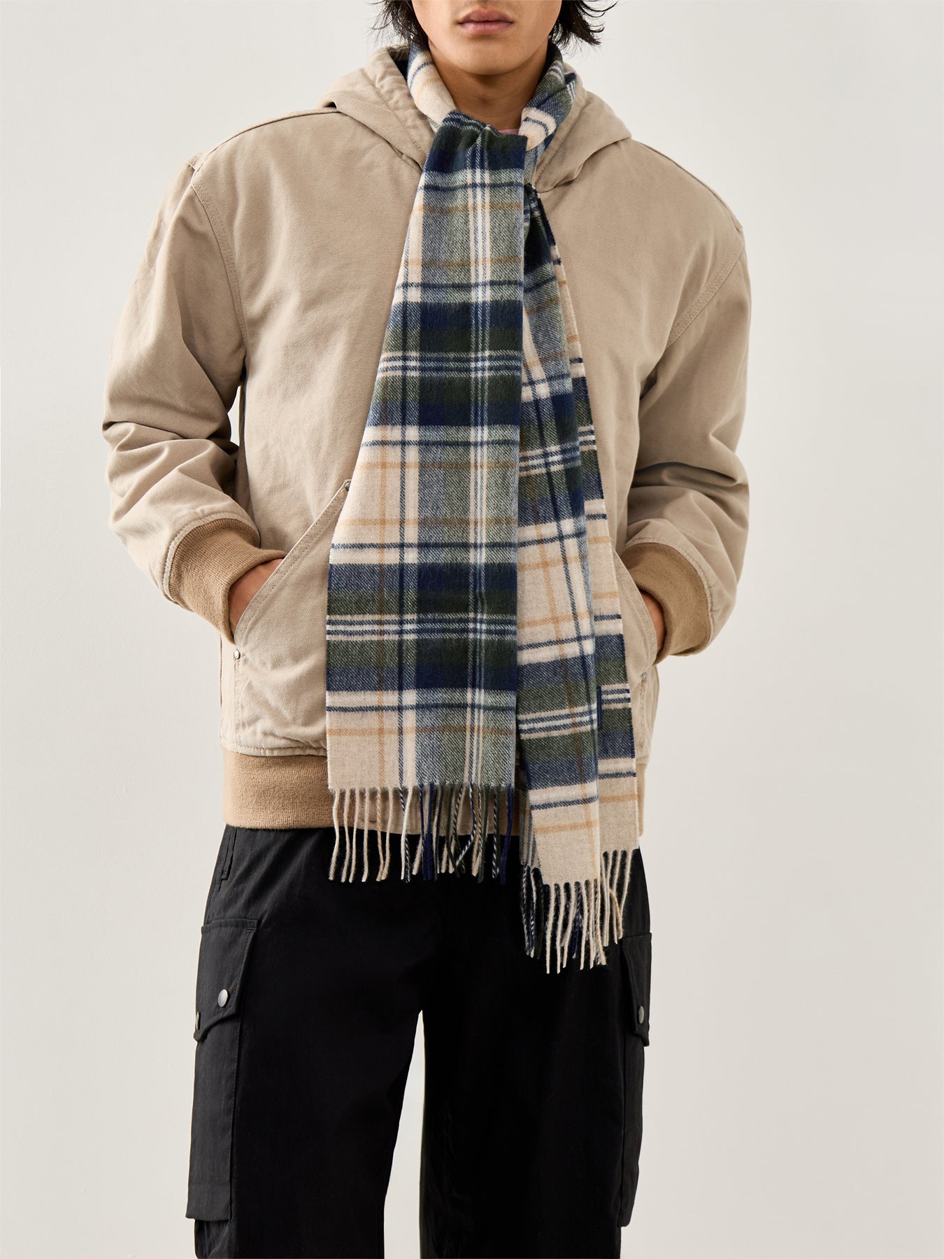 New Check Tartan Scarf