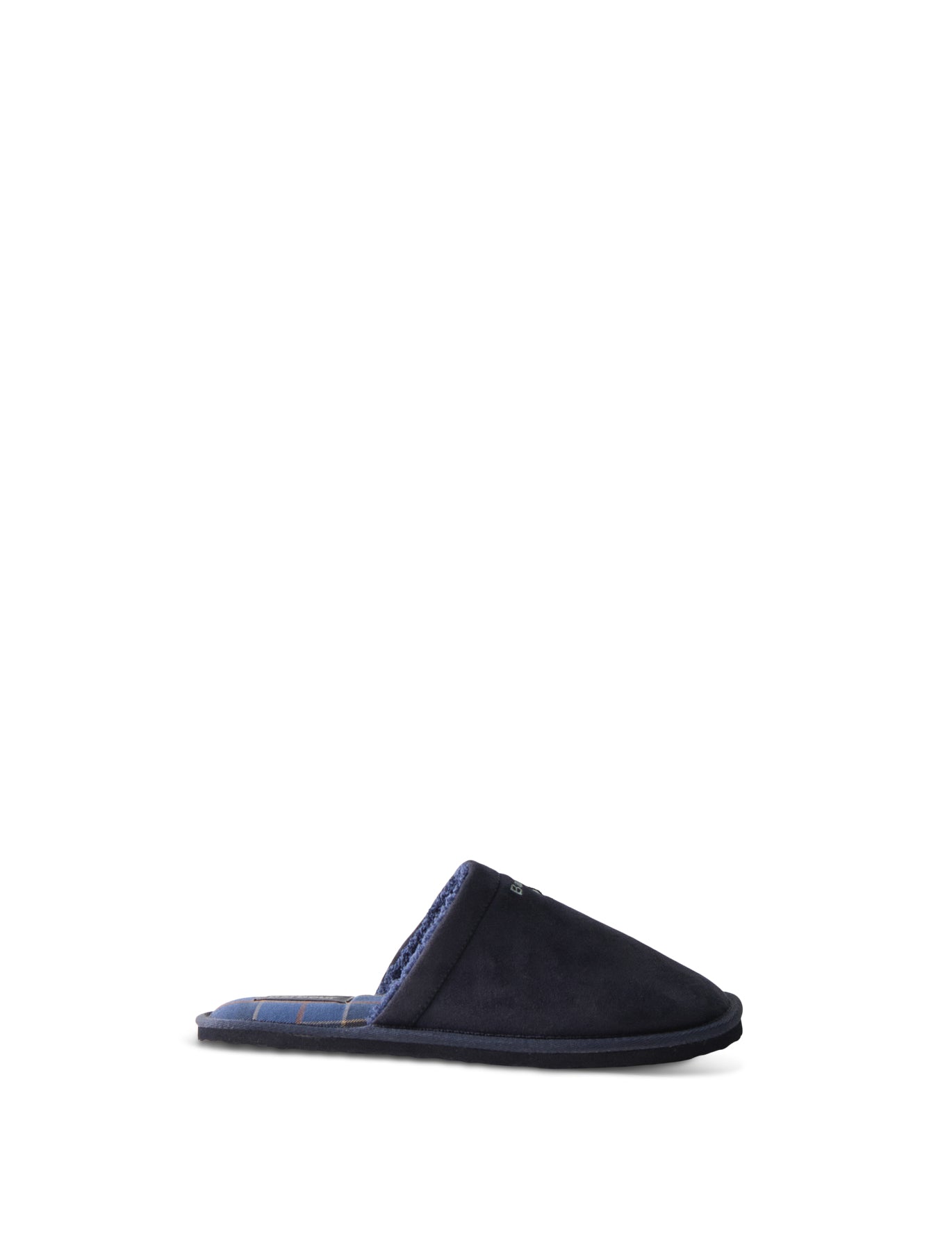 Barbour Everitt Mule Slippers Navy Suede