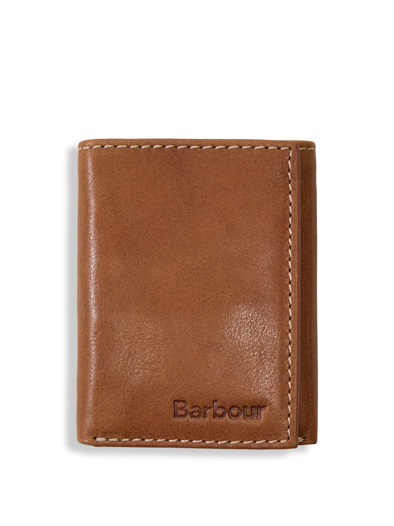 Barbour Bywell Leather Bi Fold Wallet Brown