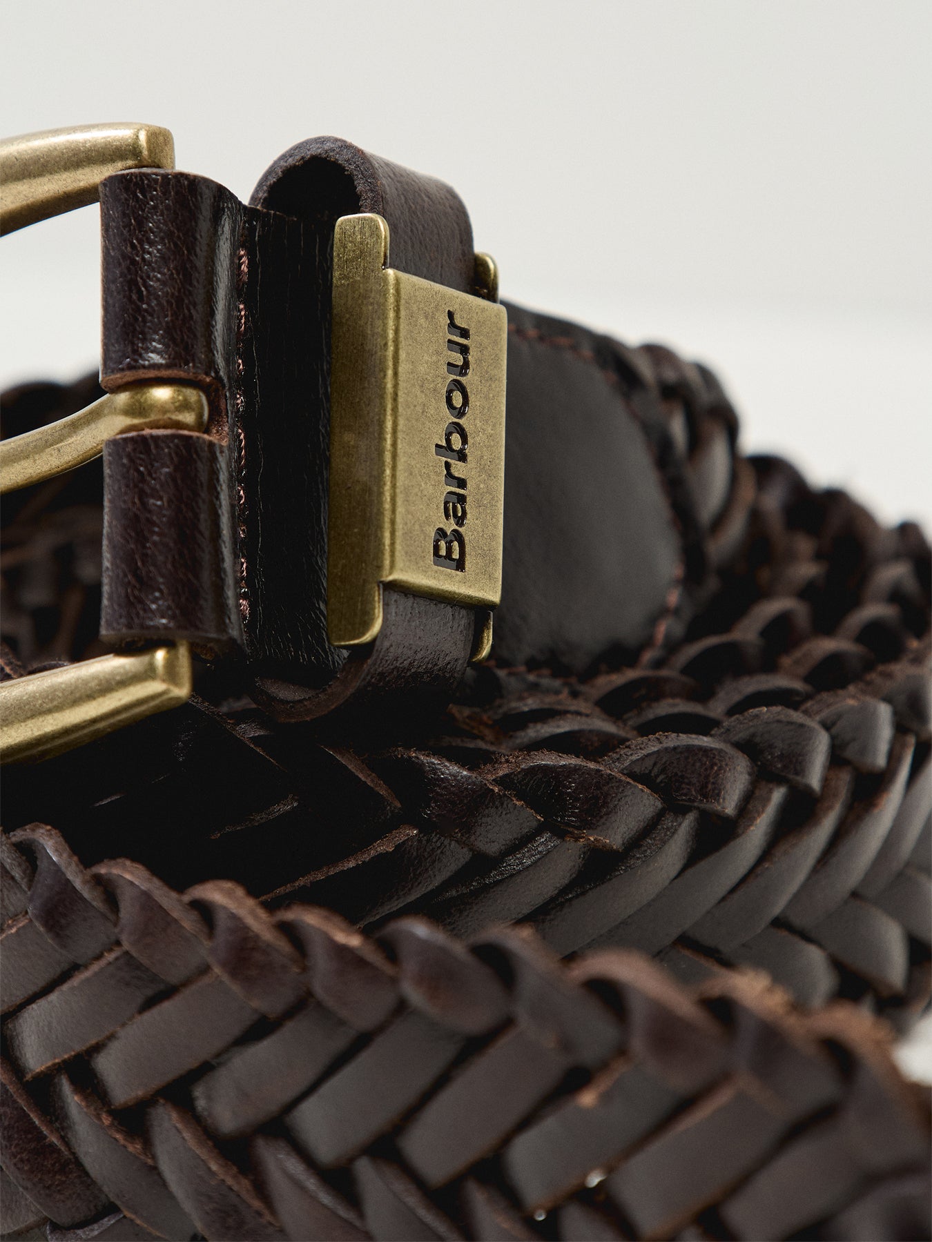 Barbour Redshore Leather Belt Brown
