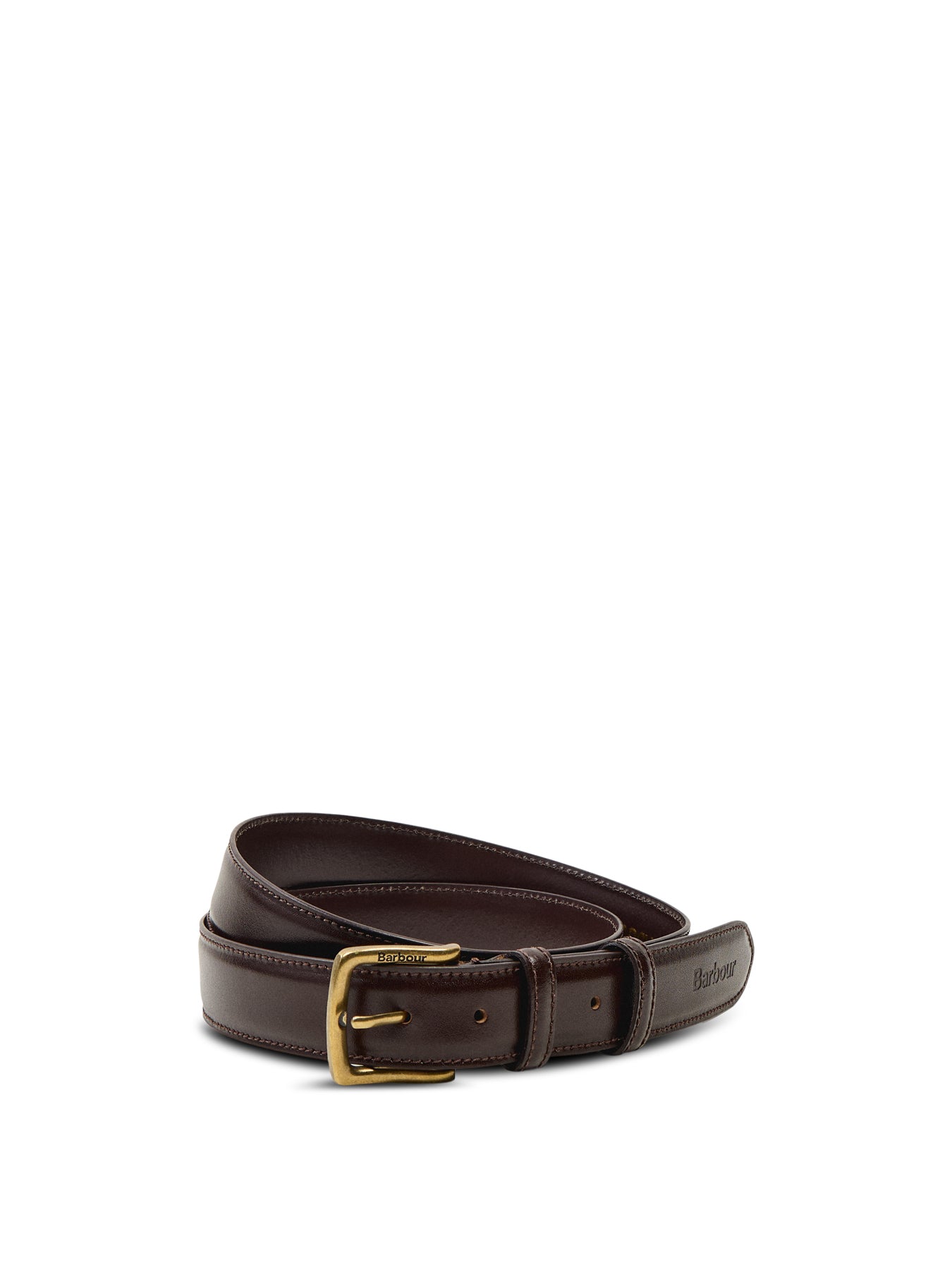 Barbour Clyde Leather Belt Brown