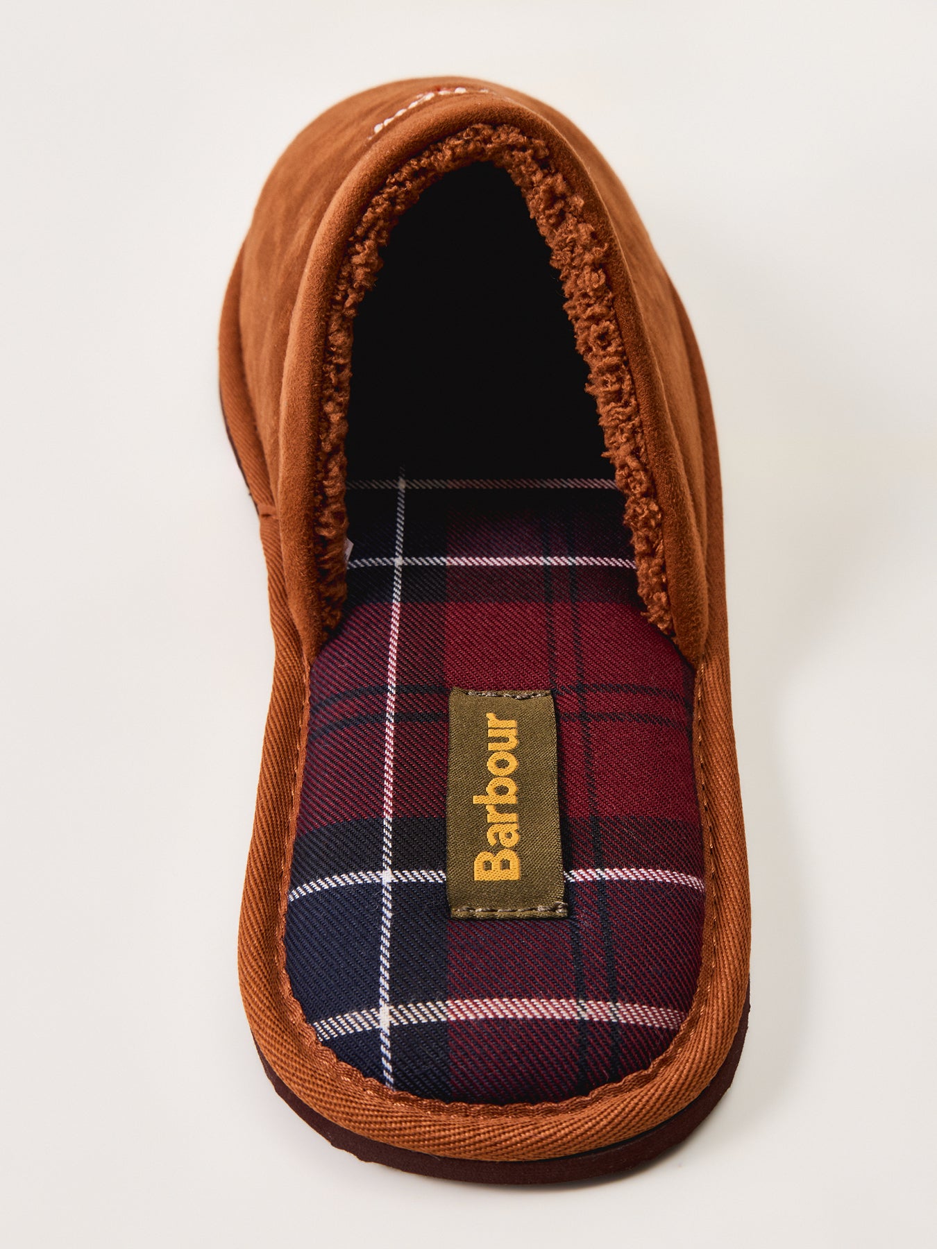 Everitt Mule Slippers Beige Plaid