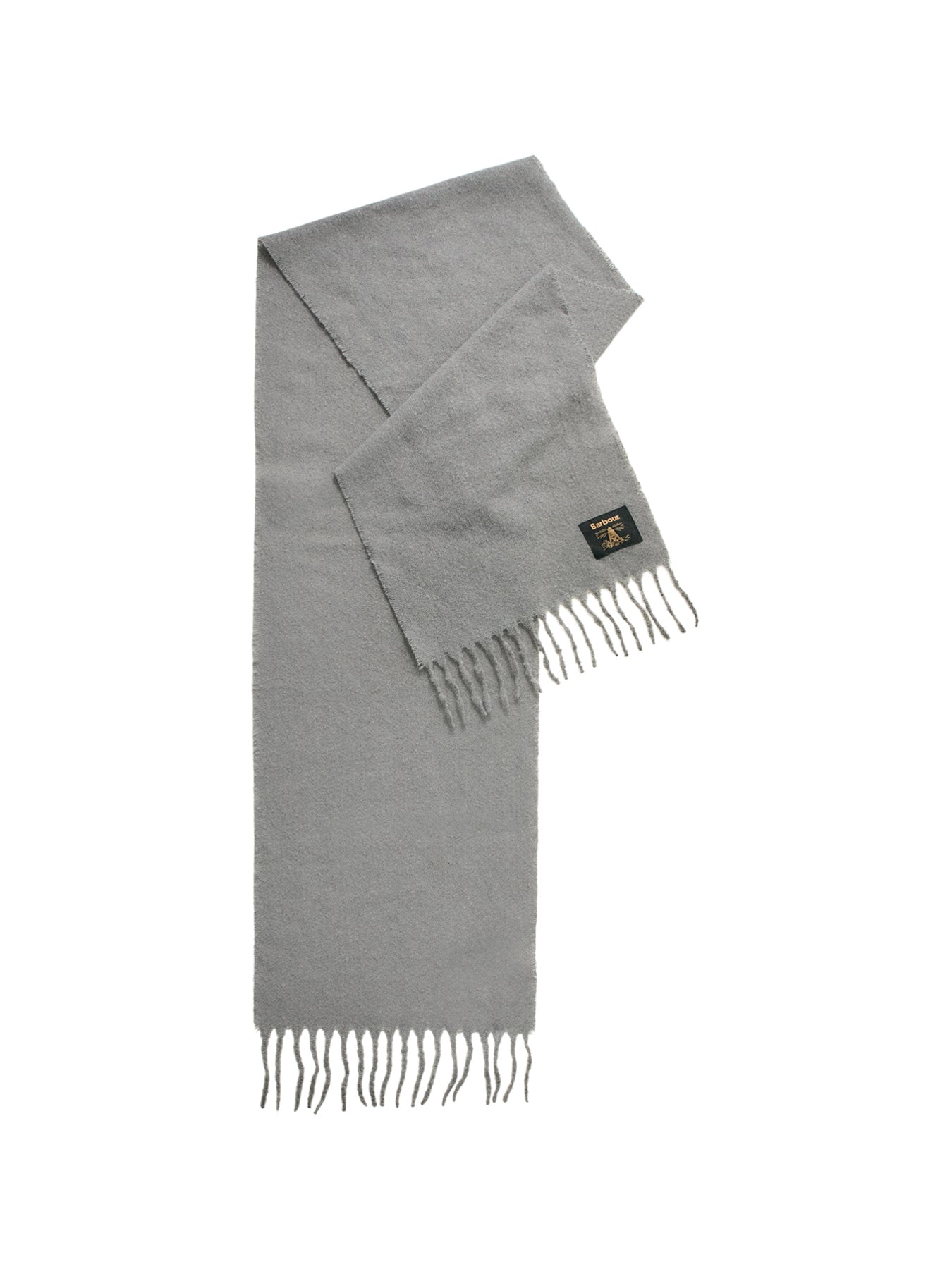 Brandy Boucle Scarf Grey