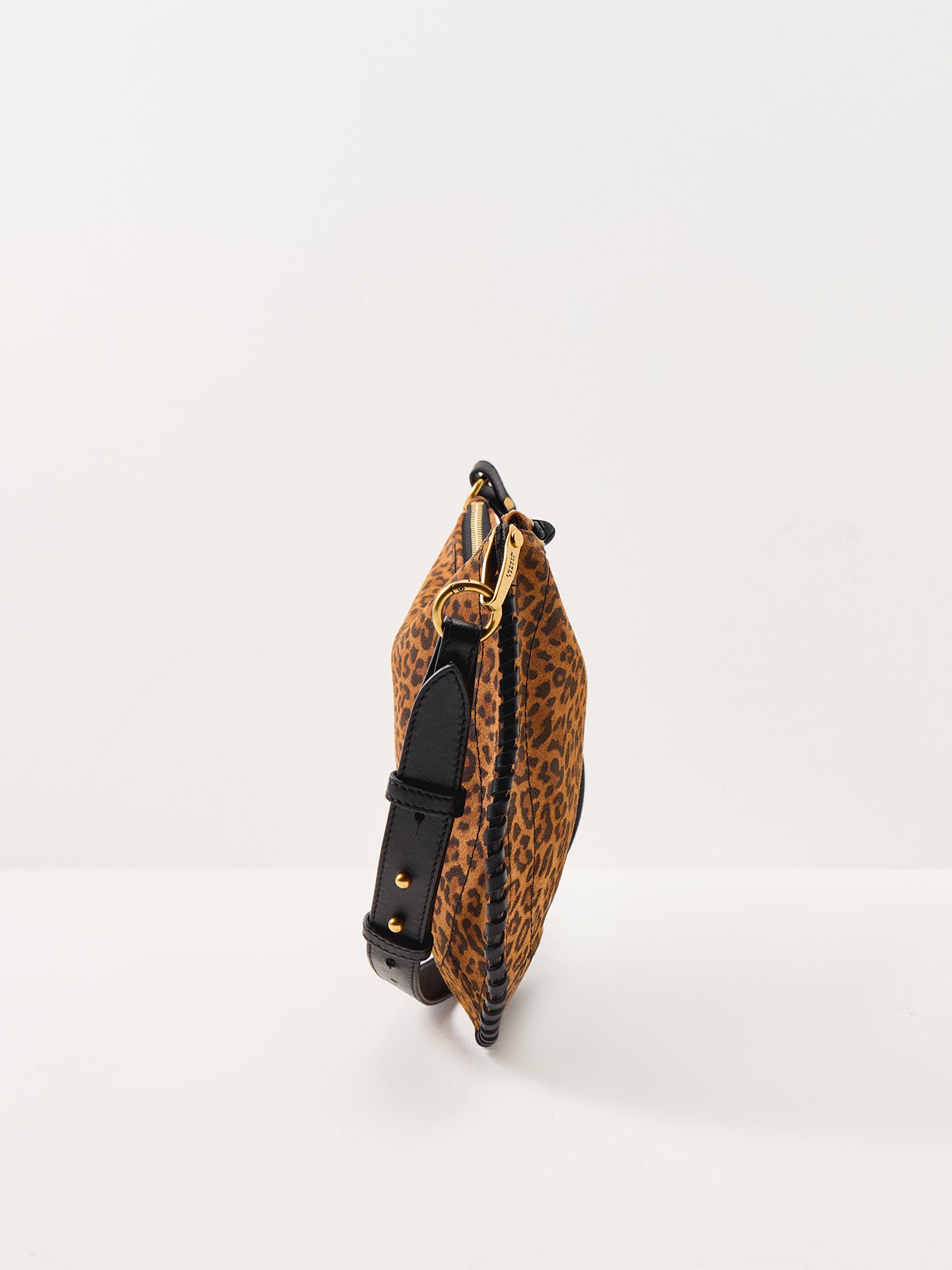 Oskan Soft Zip Crossbody Bag Leopard