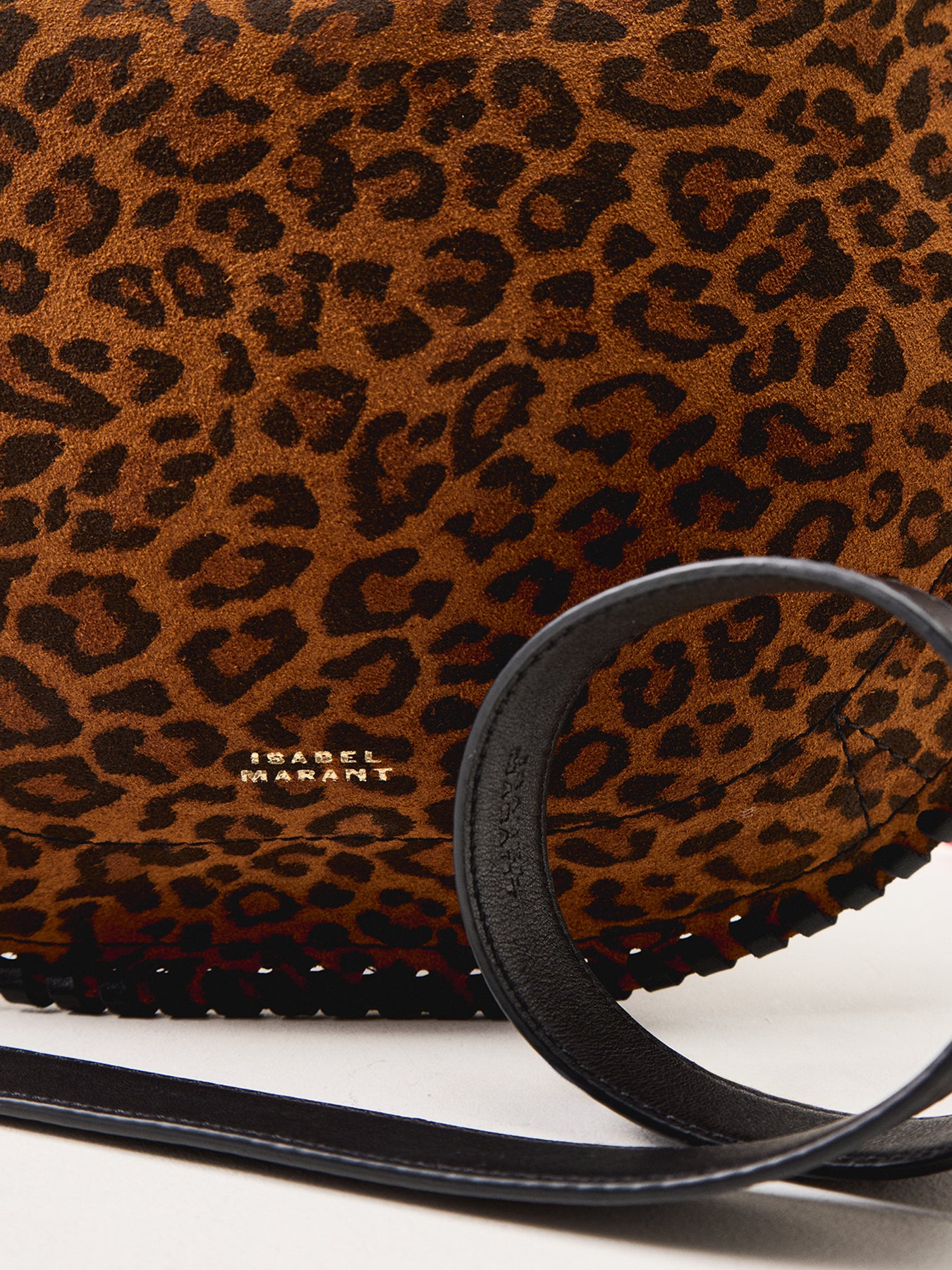 Oskan Soft Zip Crossbody Bag Leopard
