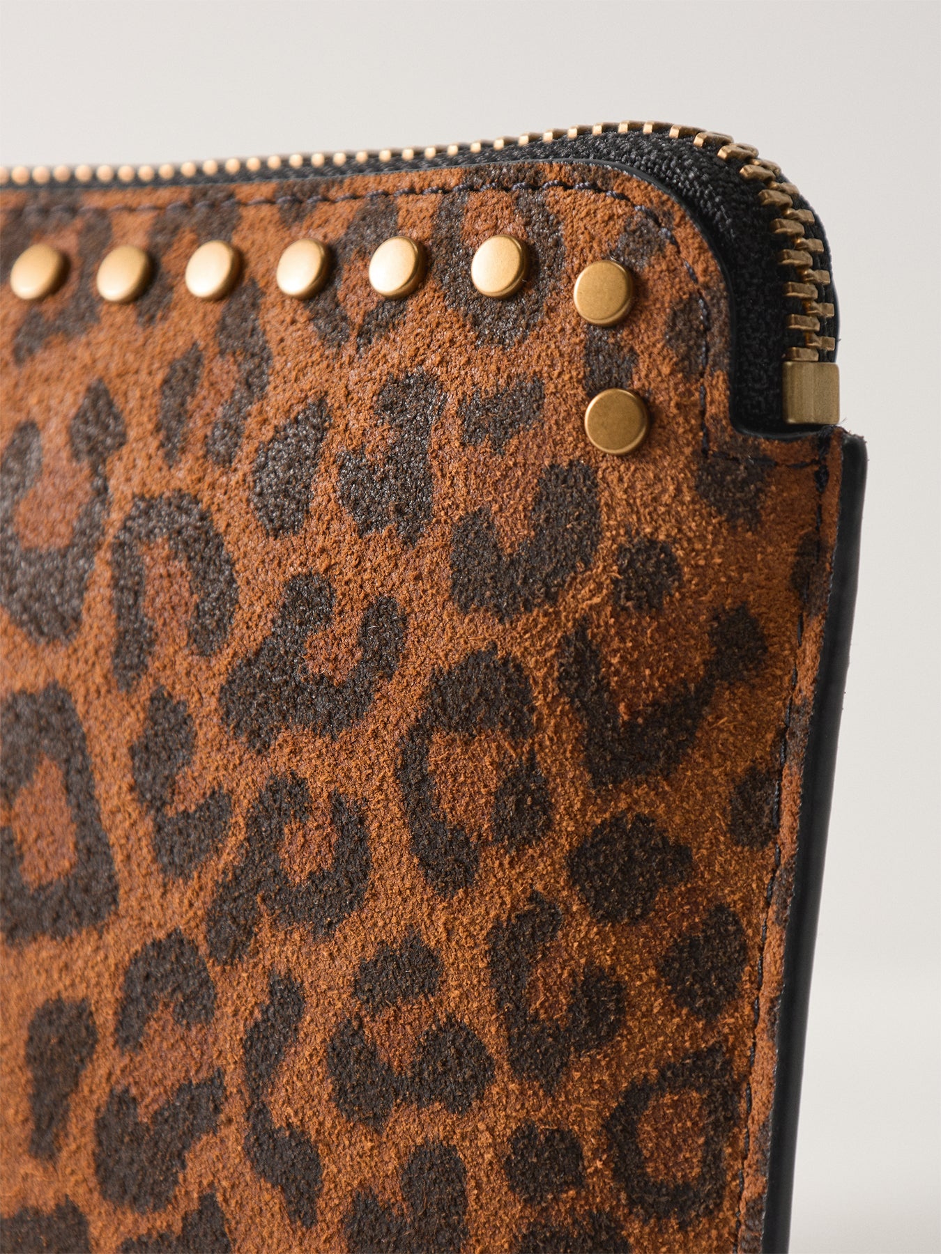 Leopard Flat Pouch