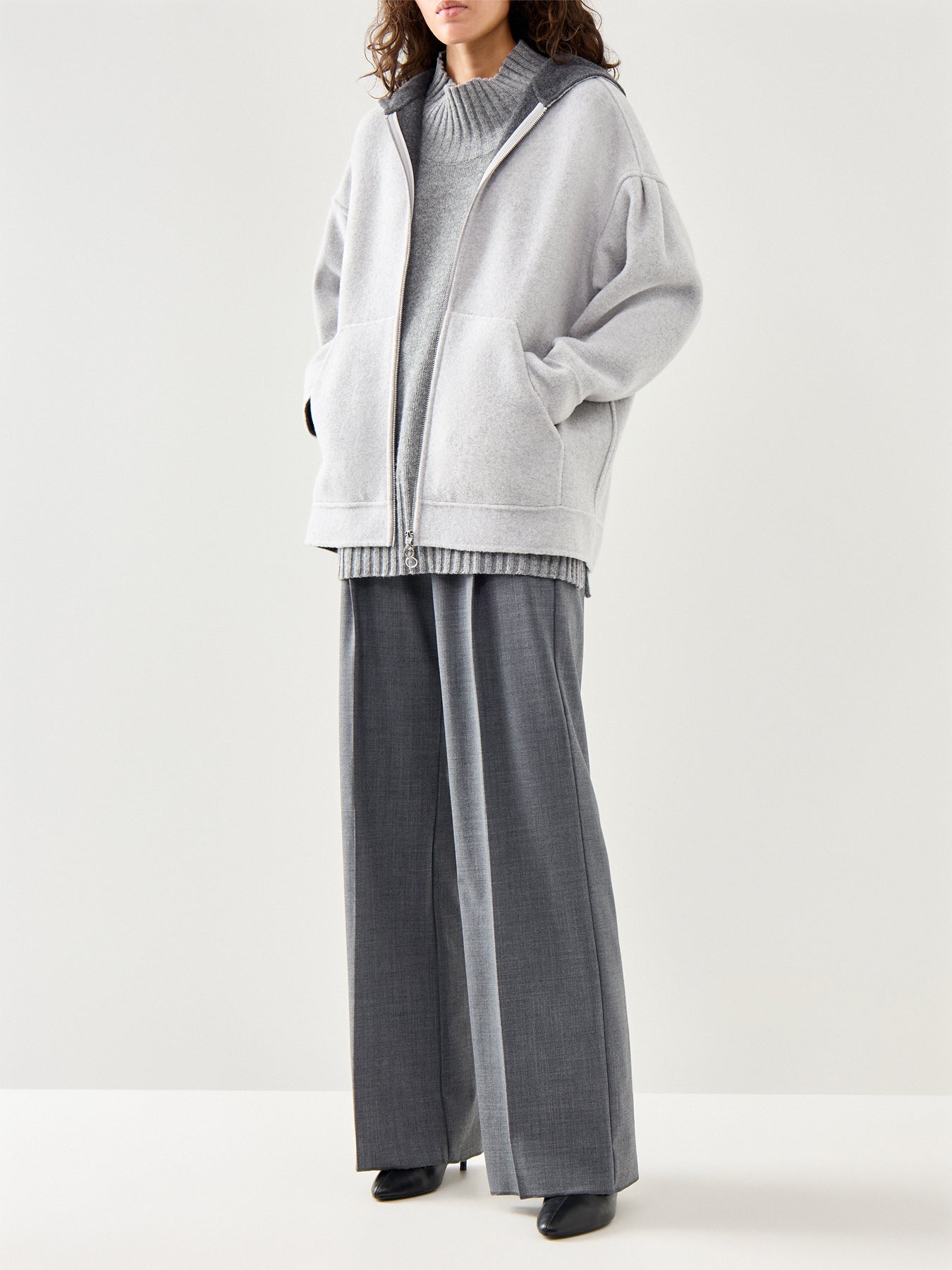 Sottile Wool Jacket Grey