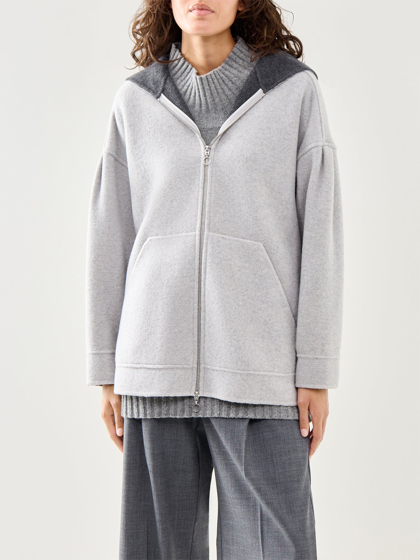 Sottile Wool Jacket Grey