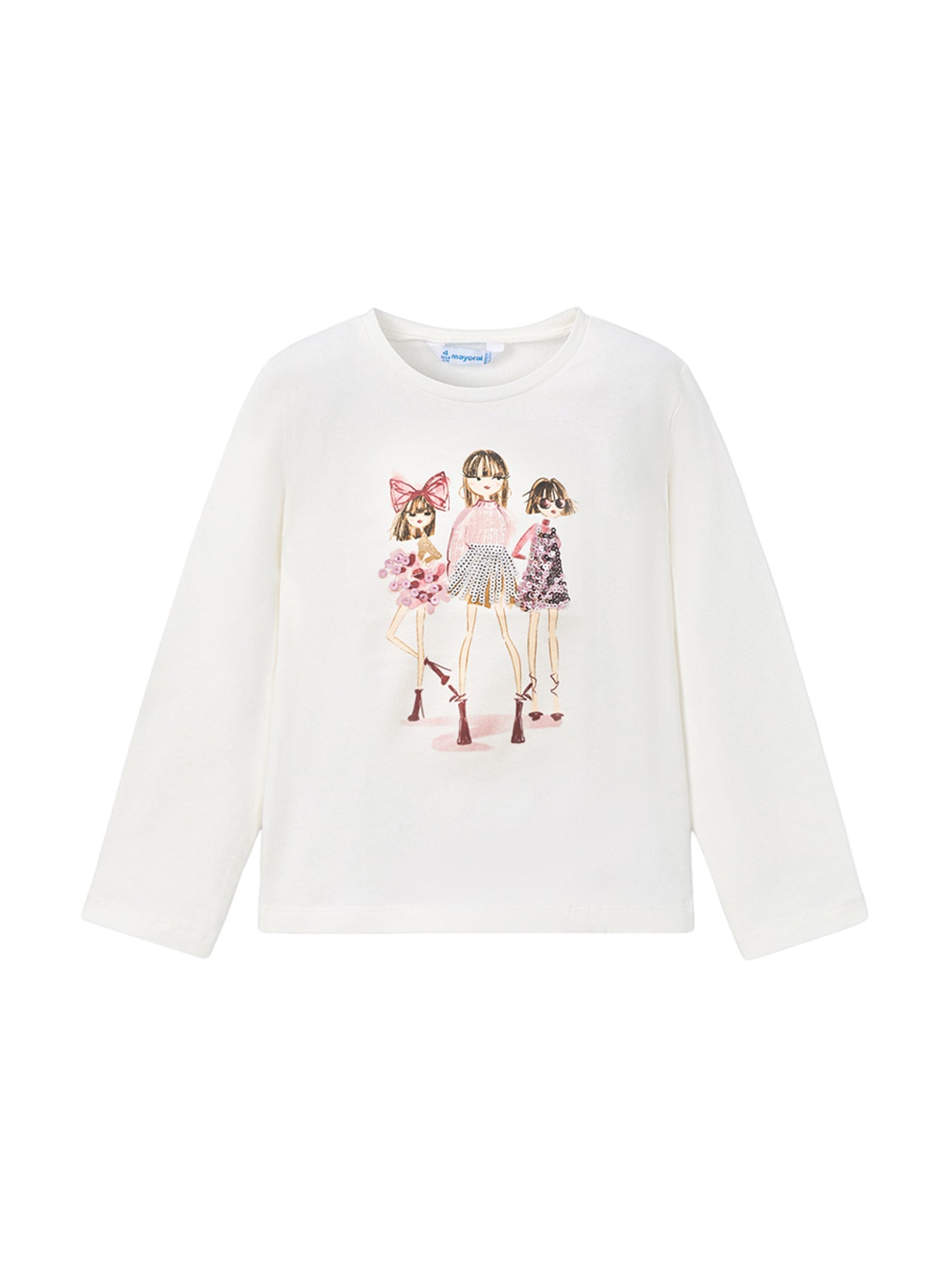 3 Girls Long Sleeves Shirt Dress