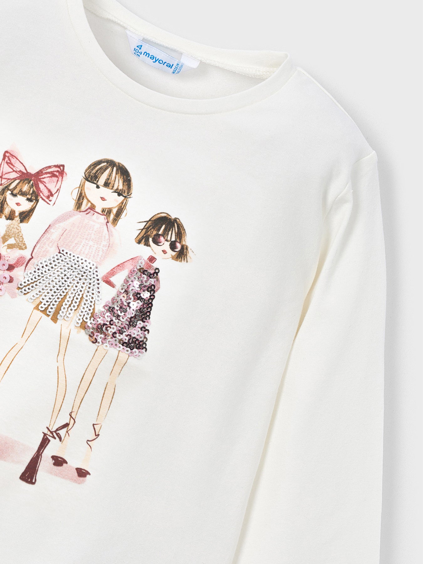 3 Girls Long Sleeves Shirt Dress