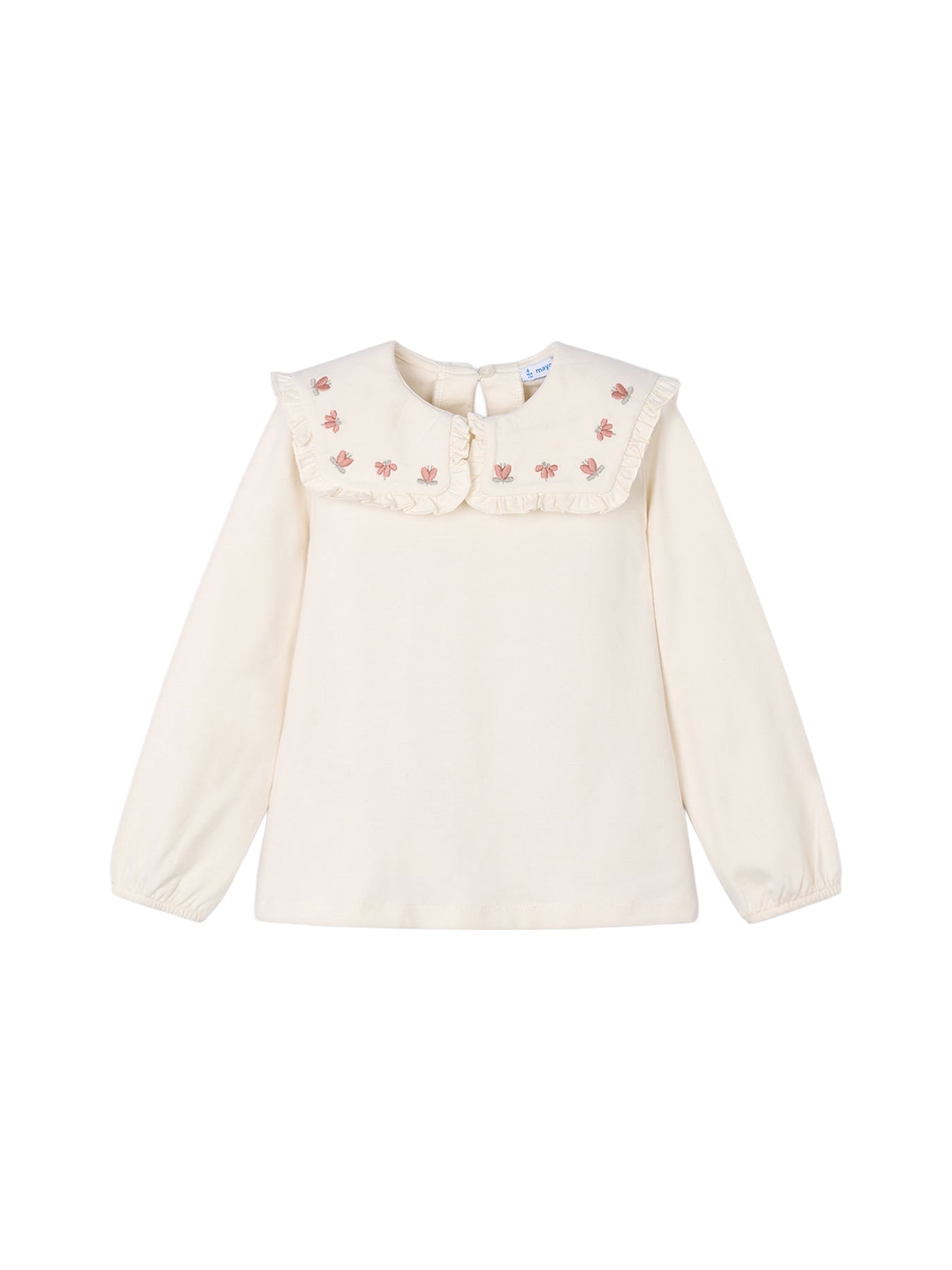 Flower Collar Blouse