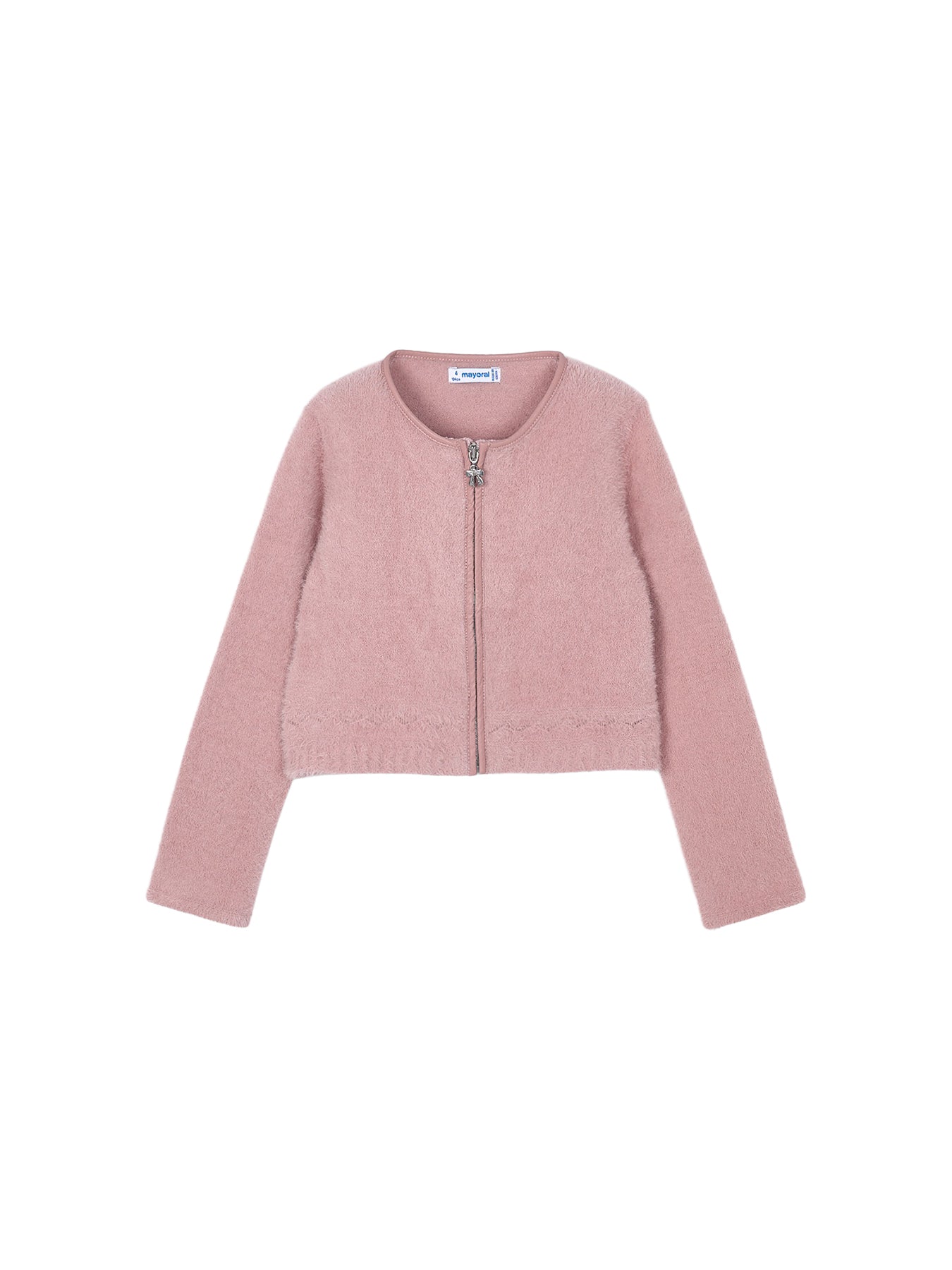 Knit Faux Fur Cardigan