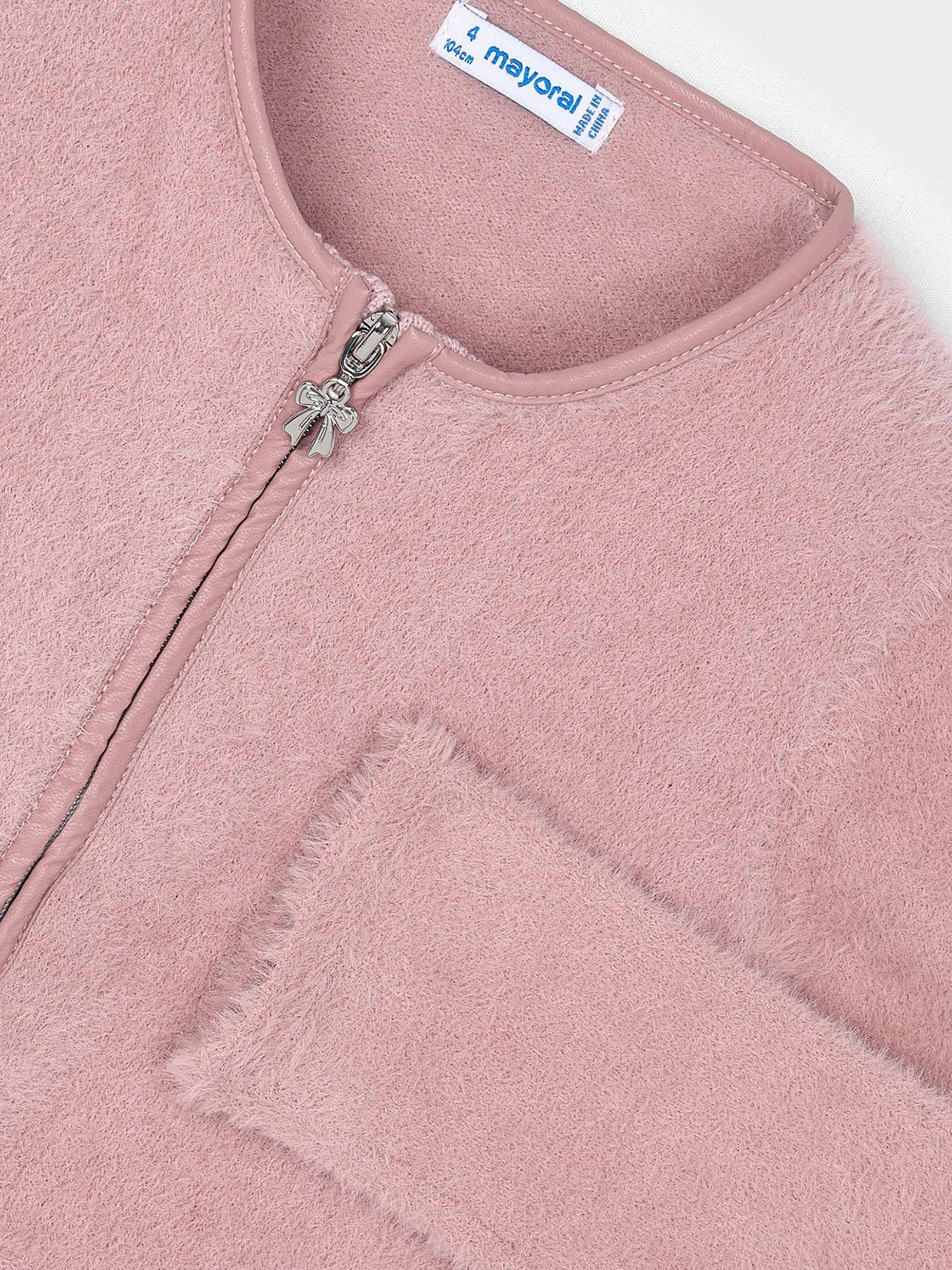 Knit Faux Fur Cardigan