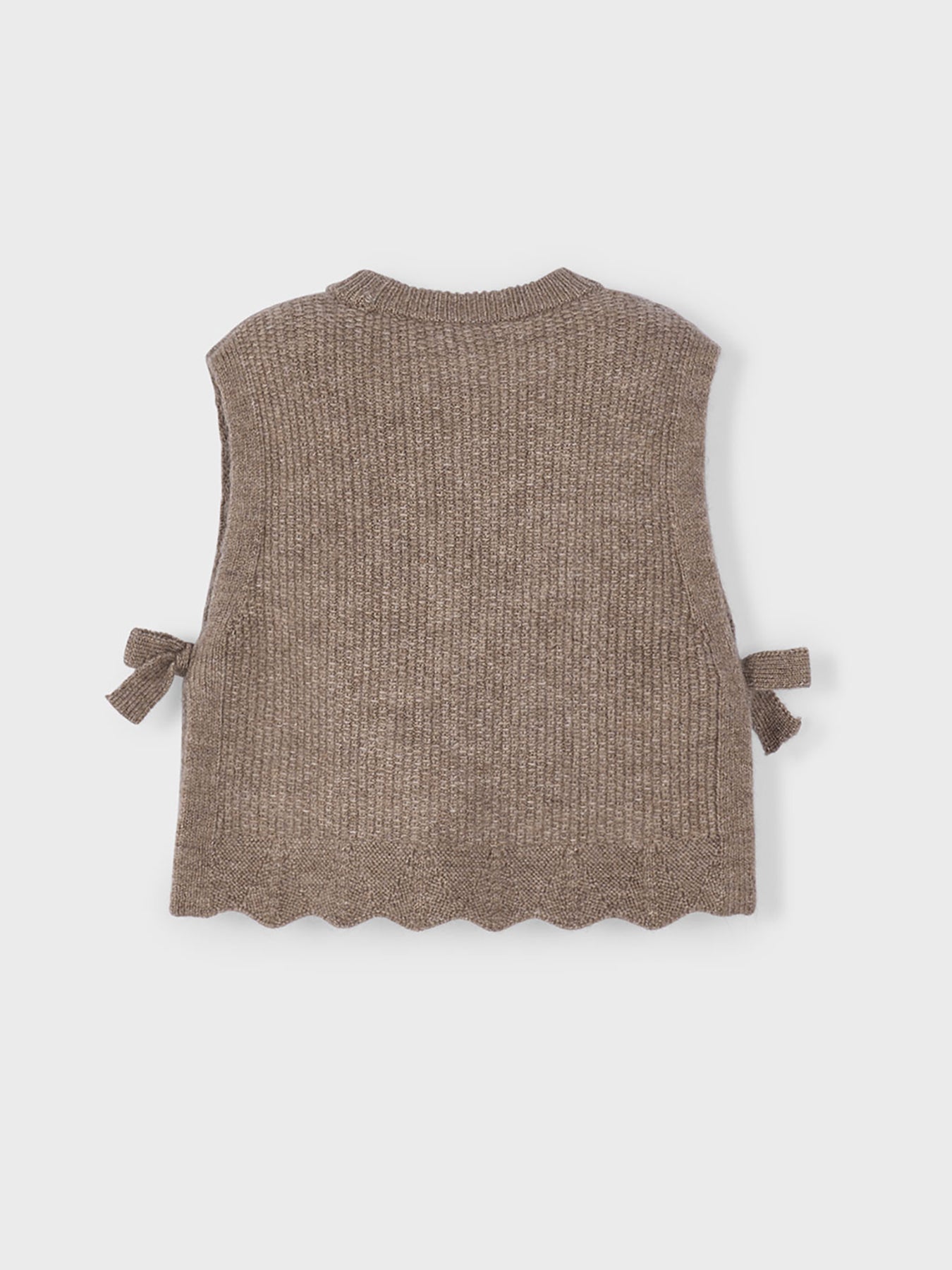 Knitted Vest Beige
