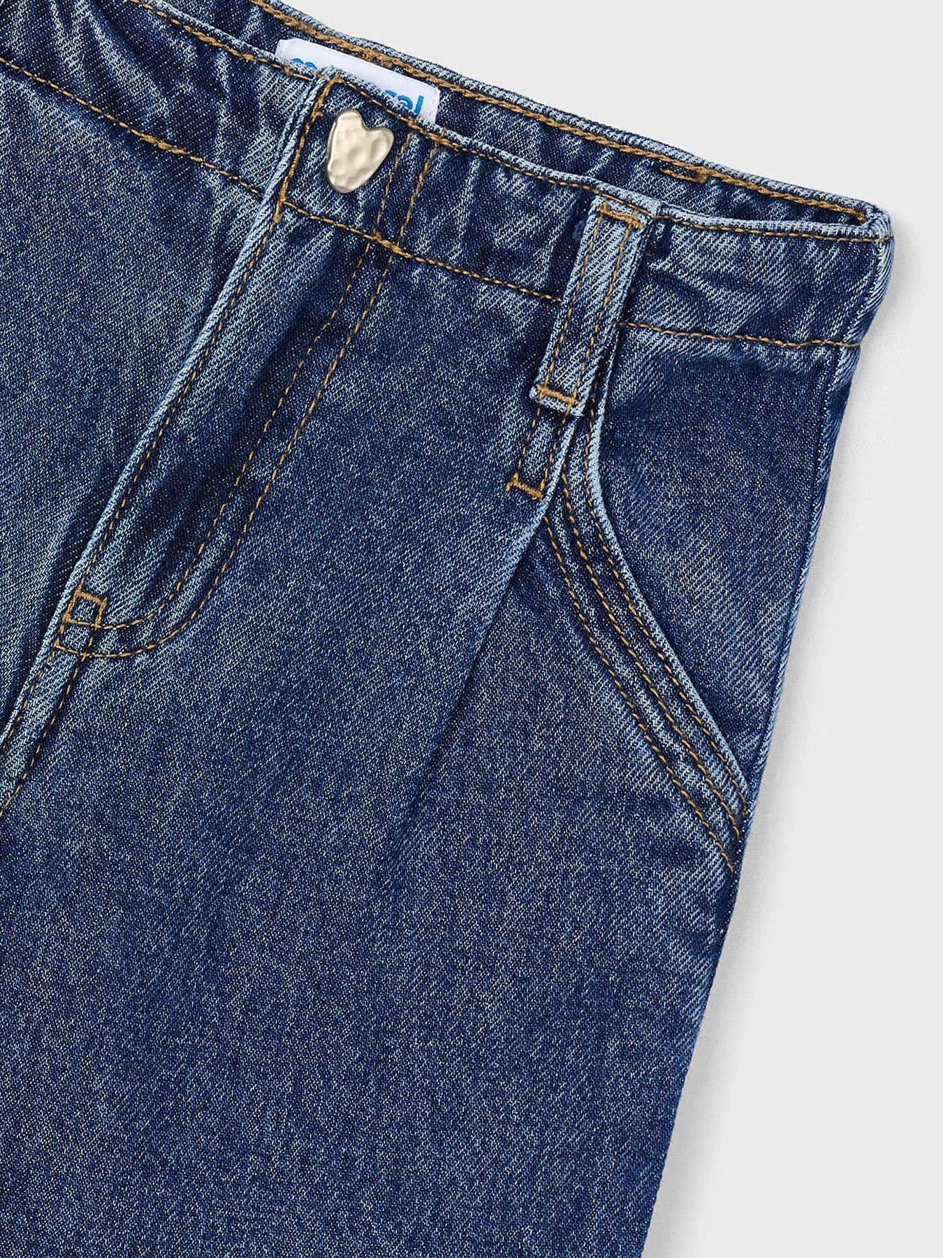 Wide Leg Denim Pants