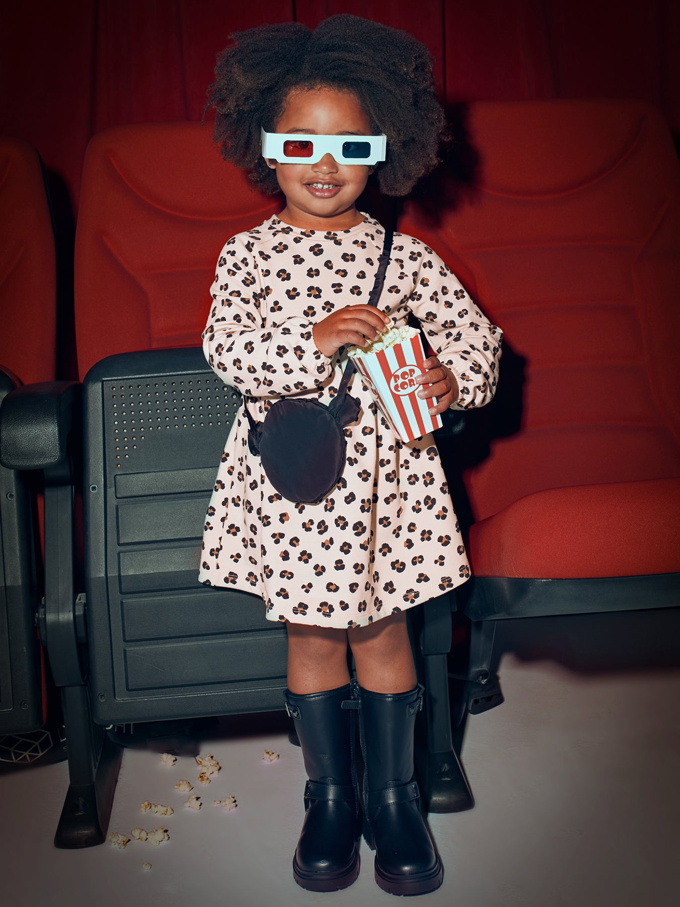 Leopard Fleece Dress