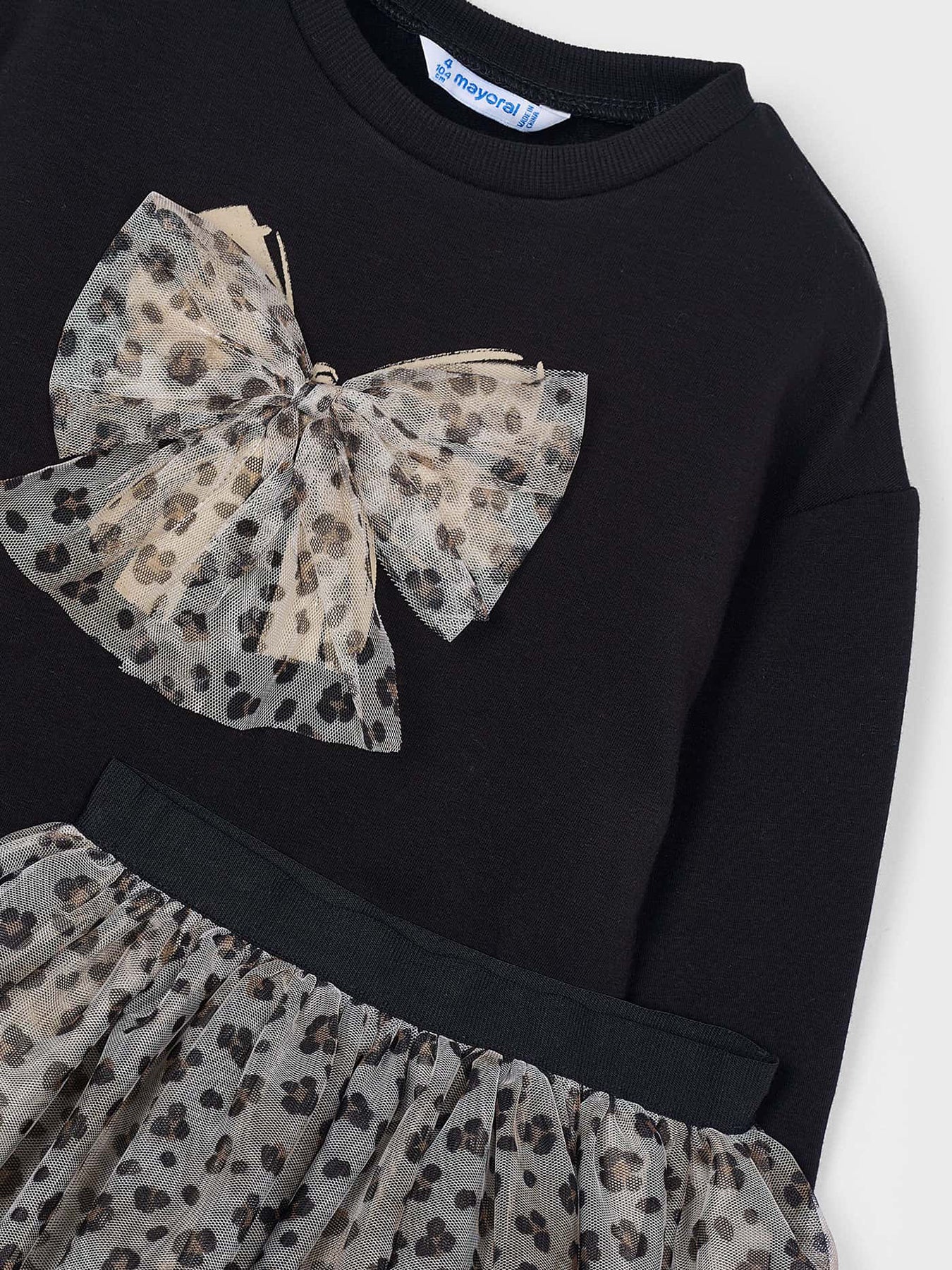 Leopard Tulle Skirt Set