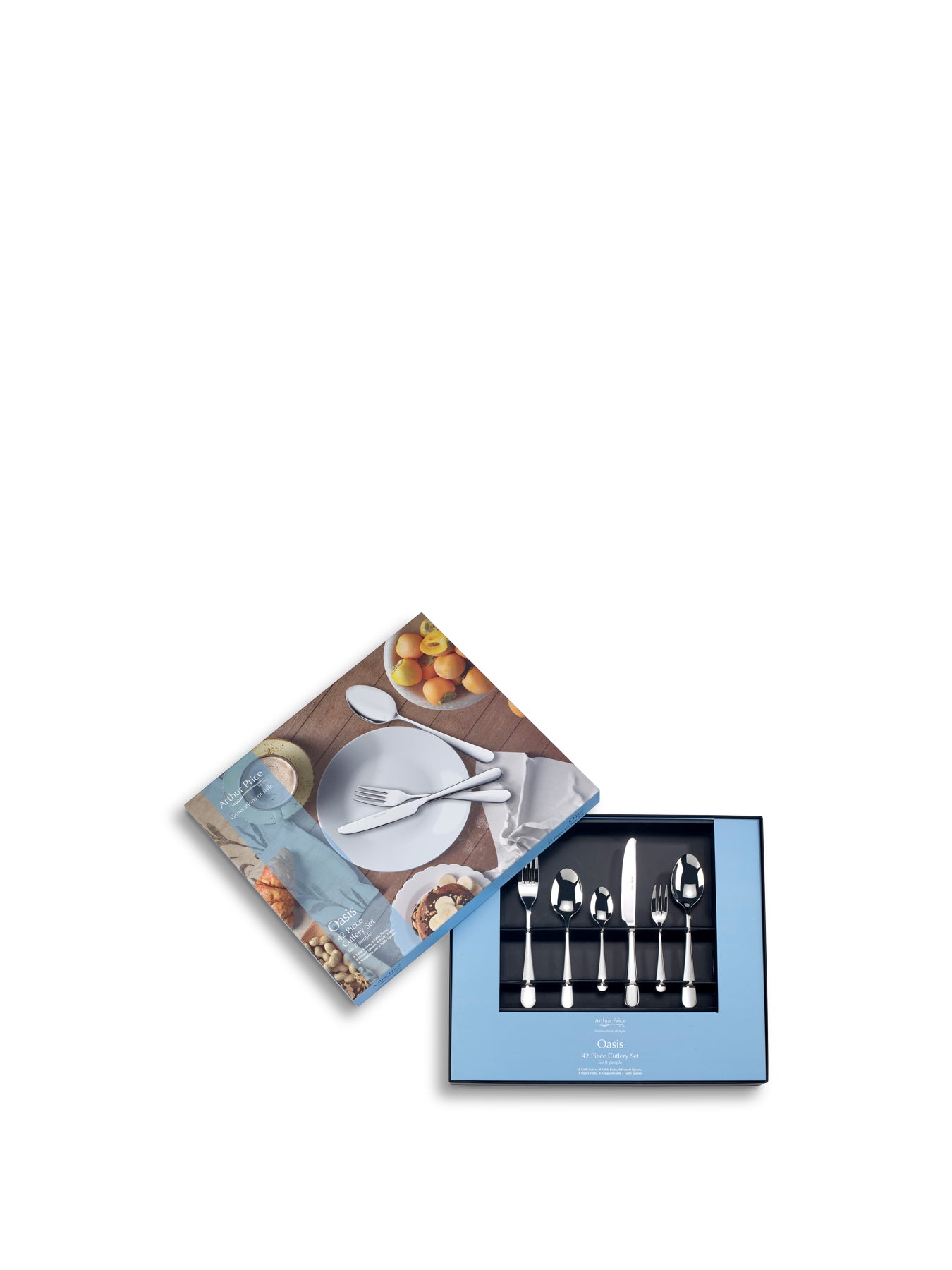 Oasis 42 piece cutlery set