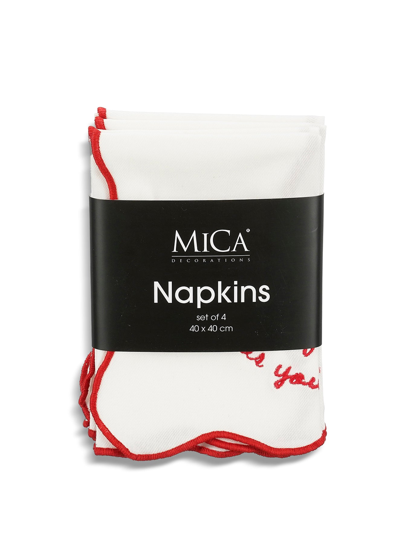 Christmas Napkin Set of Four