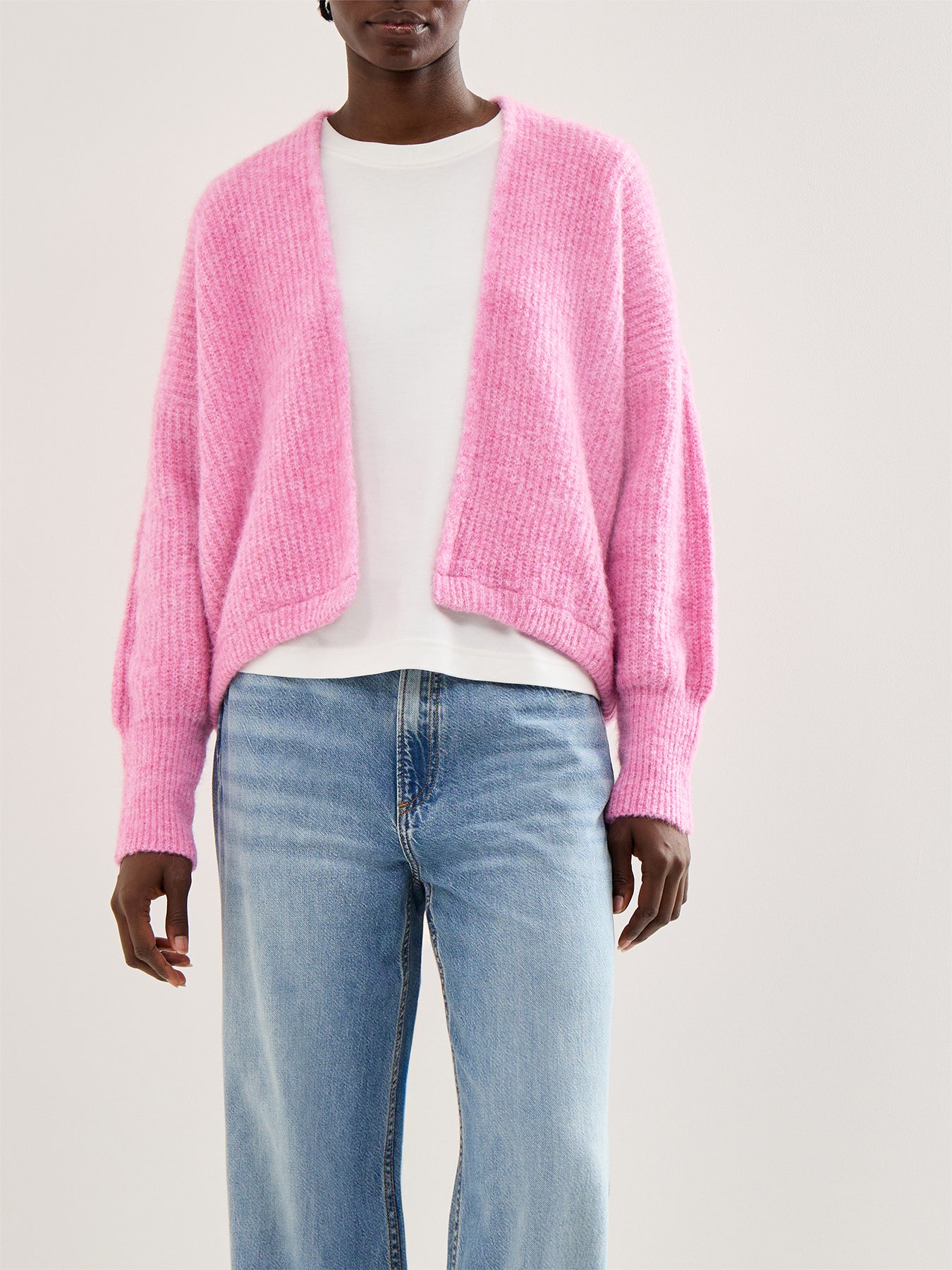 East Wool Cardigan Pink