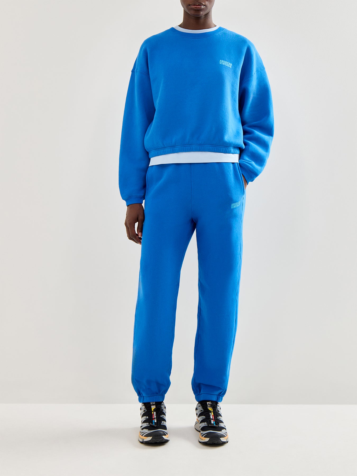 Izubird Cotton Joggers Blue