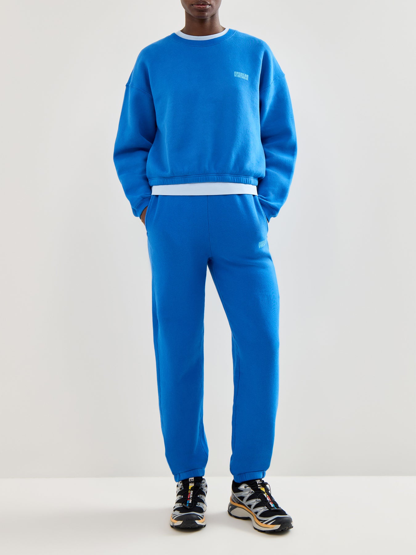 Izubird Cotton Sweater Blue