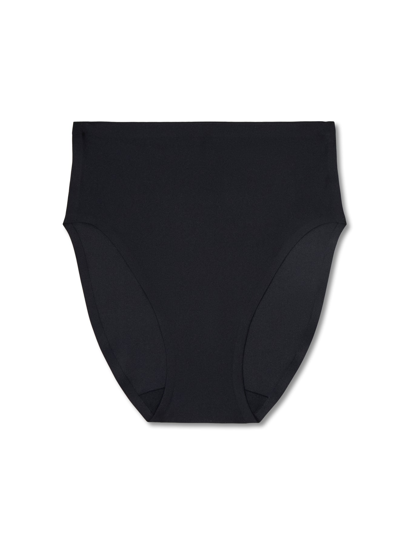 Soft Stretch High Leg Briefs Black