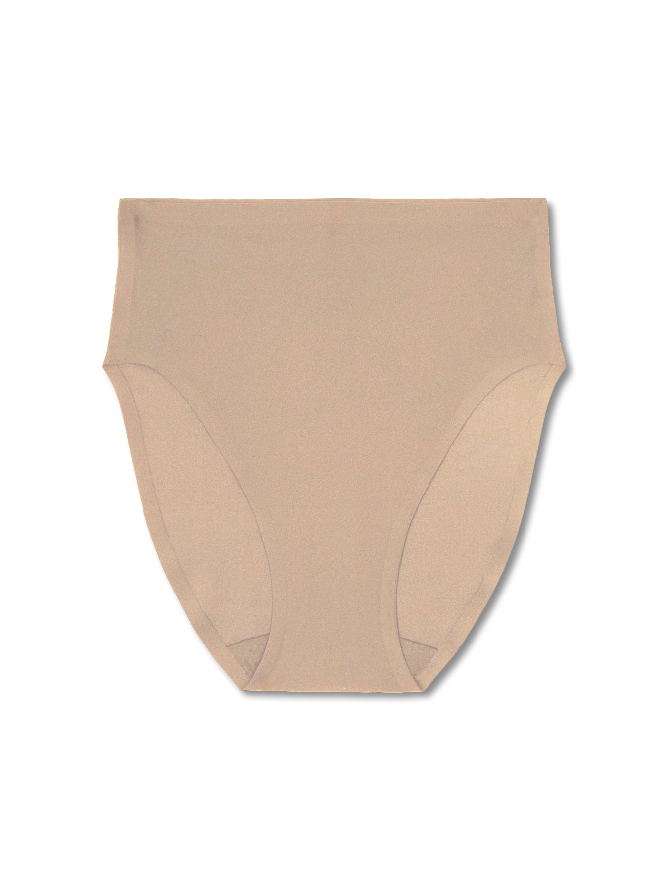Soft Stretch High Leg Briefs Nude