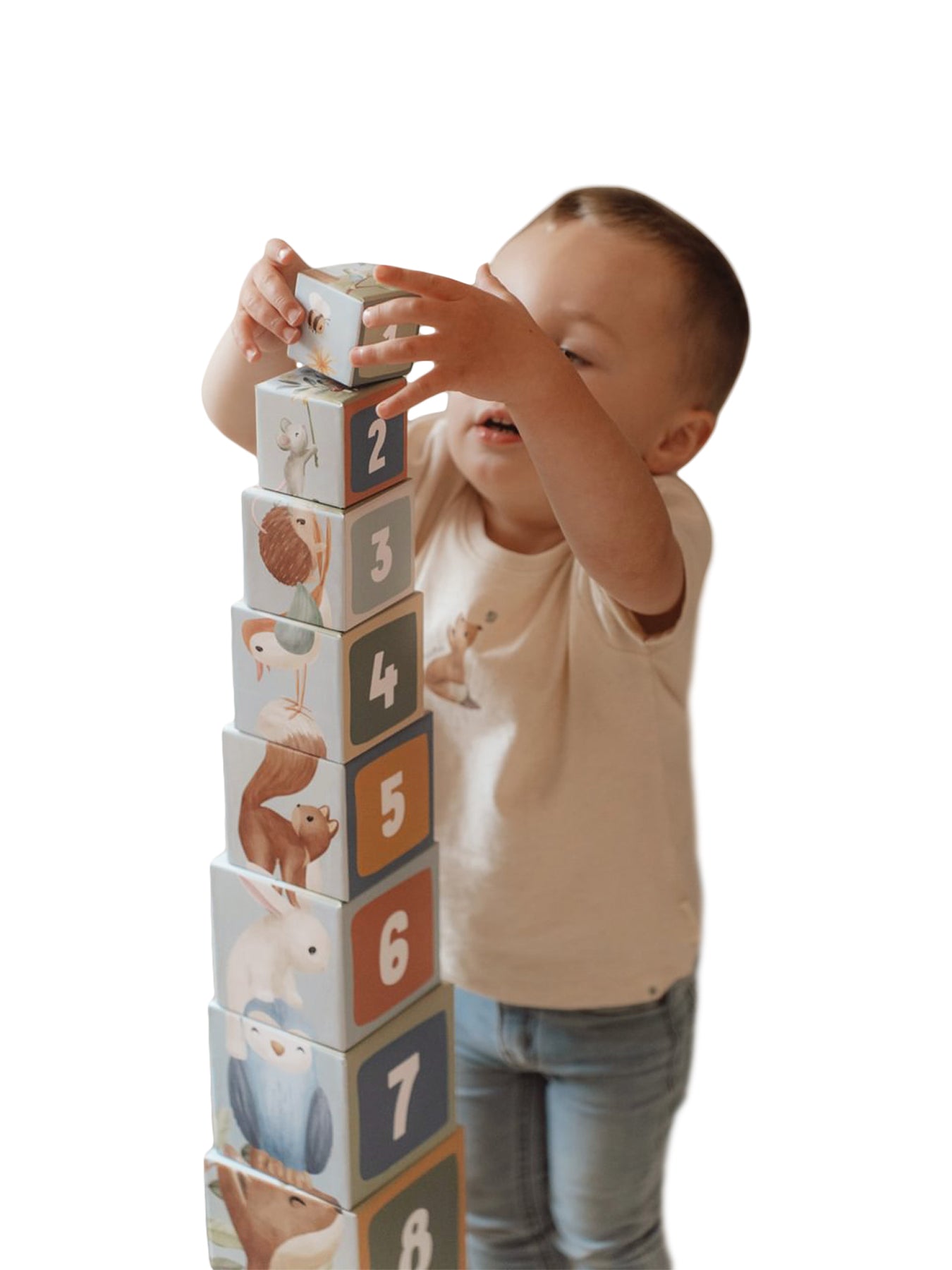 Forest Friends Building Blocks Blue