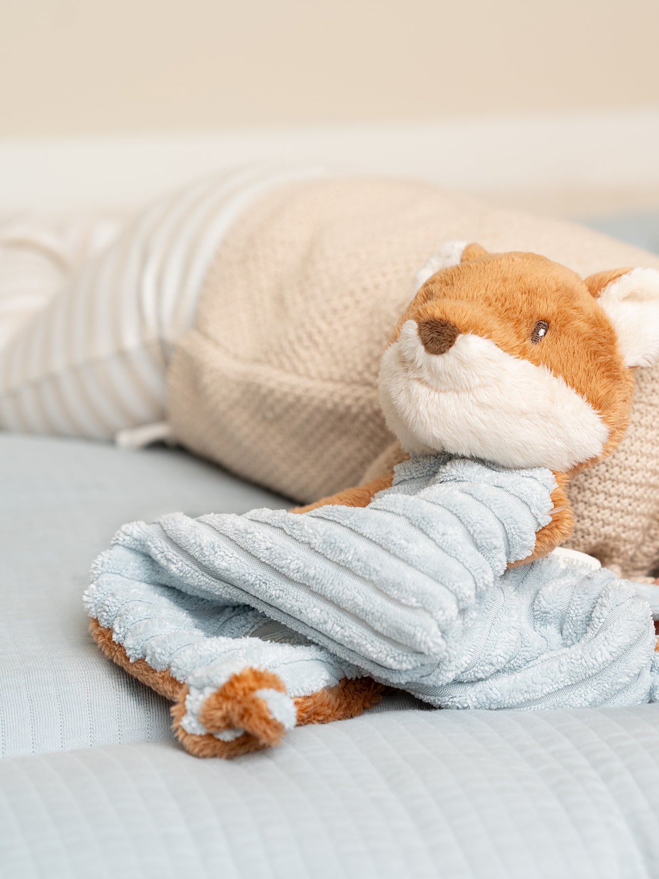 Forest Friends Fox Cuddle Cloth Blue