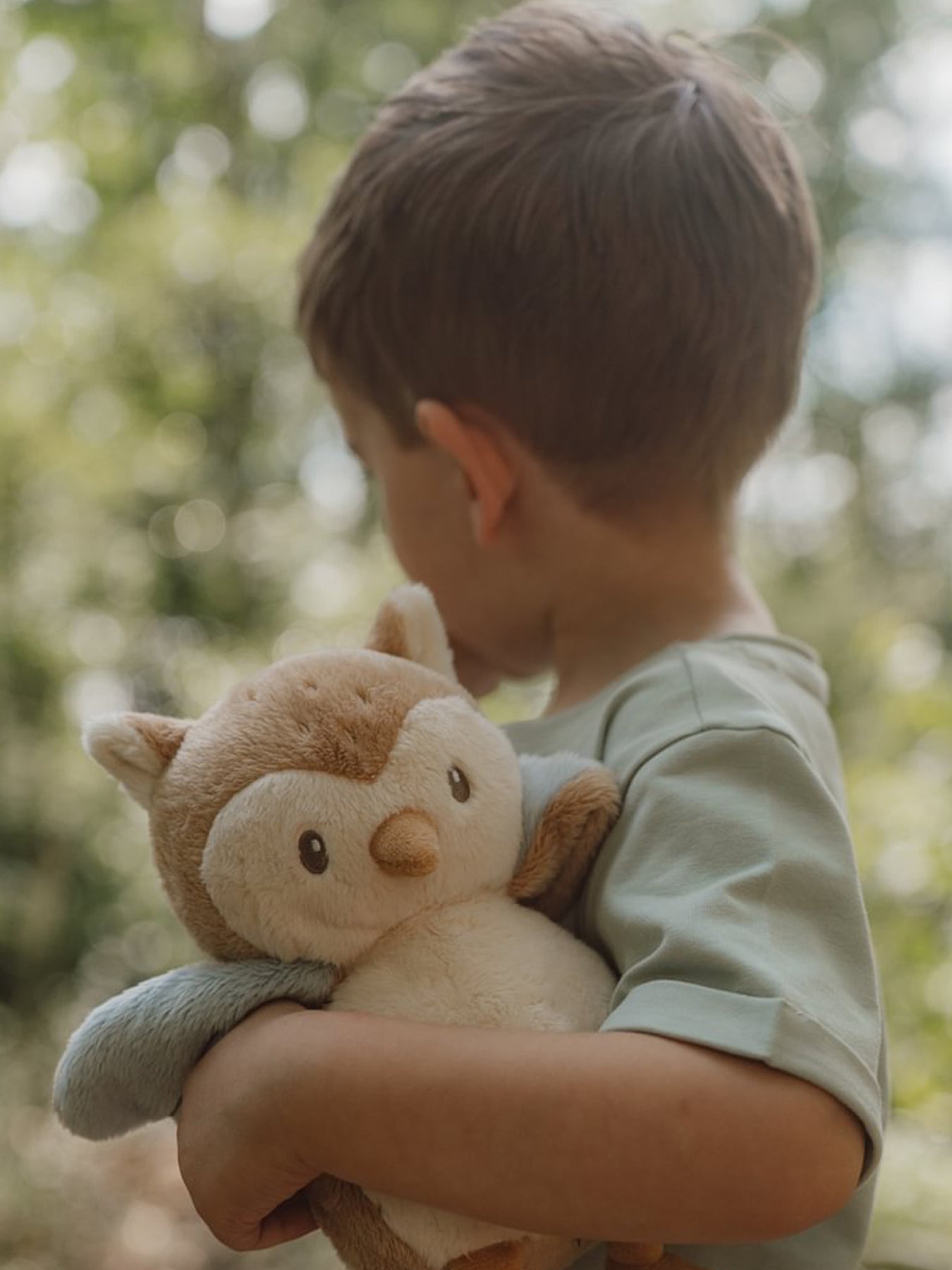 Forest Friends Owl Soft Toy Blue