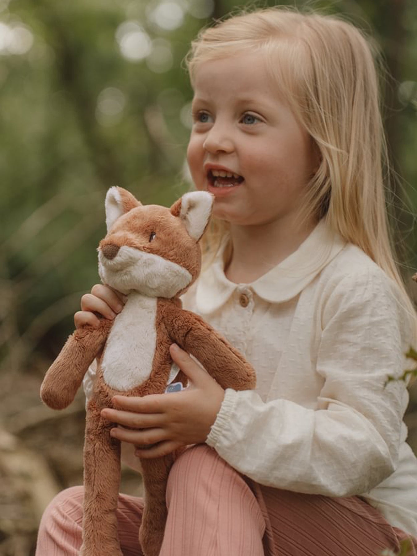 Forest Friends Fox Long Legs Soft Toy Blue