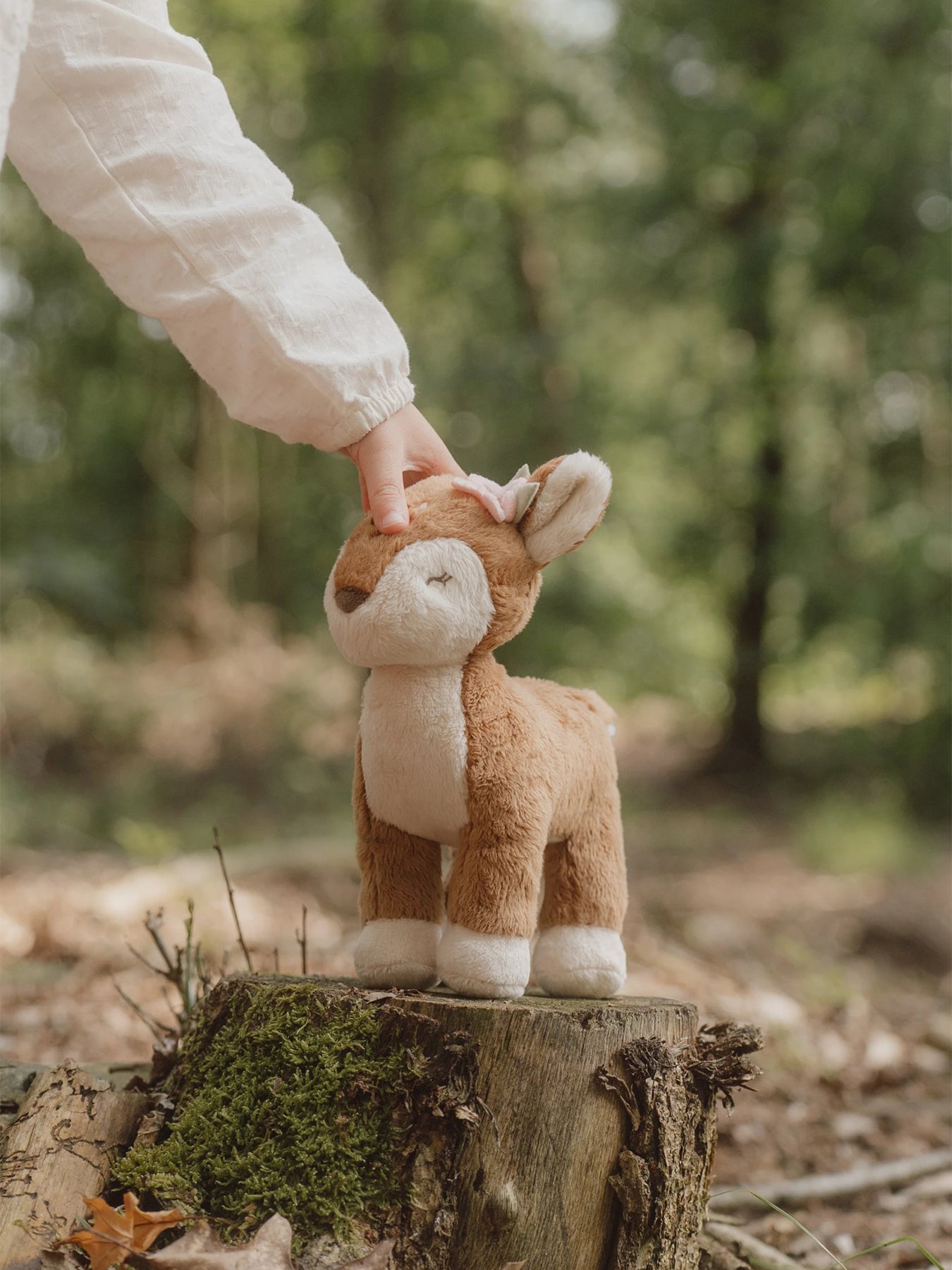 Deer Cuddly Toy Pink