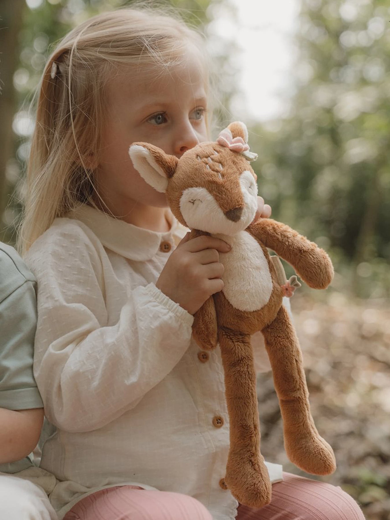 Pink Deer Long Legs Cuddly Toy