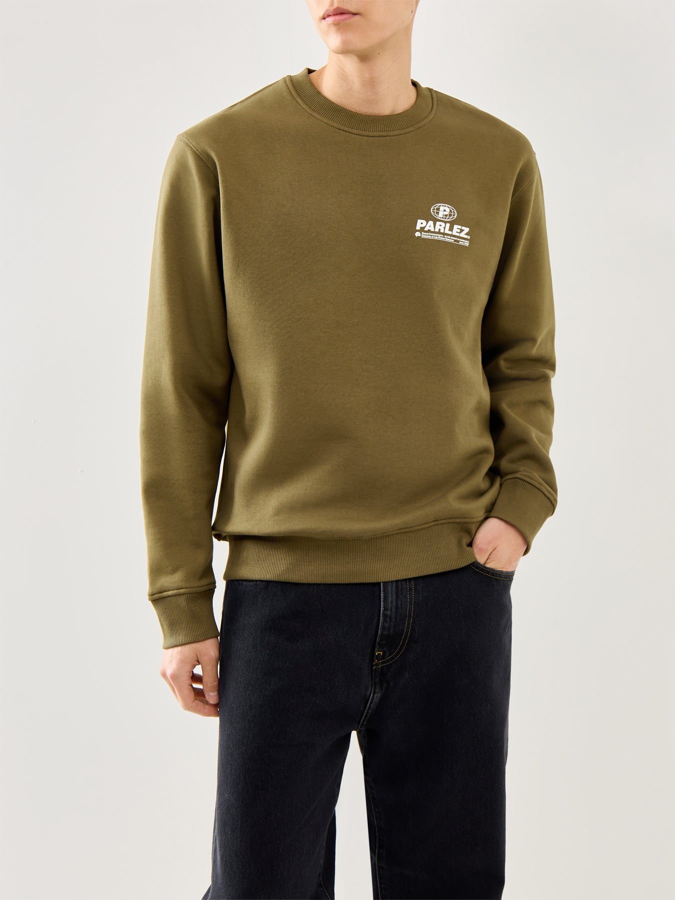 Club Cotton Sweatshirt Tan