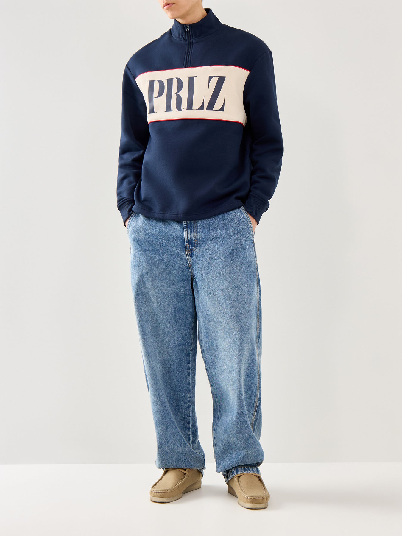 Horizon 1/4 Zip Sweatshirt Black