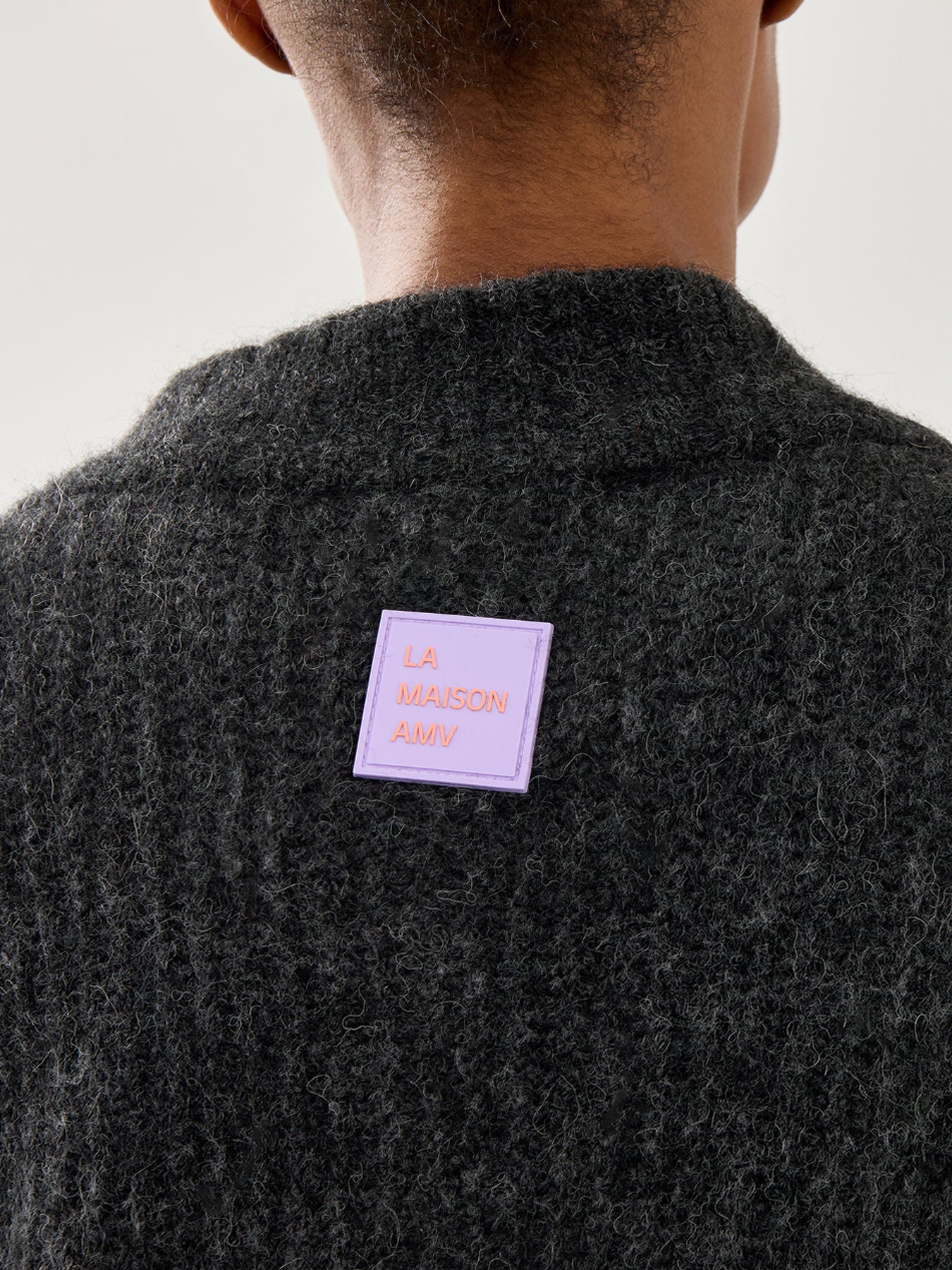 East Cardigan Charcoal Melange Black