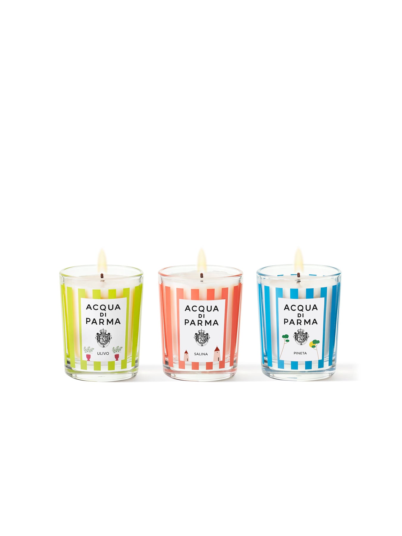 Candles Trio Set 3 x 70g Summer Edition