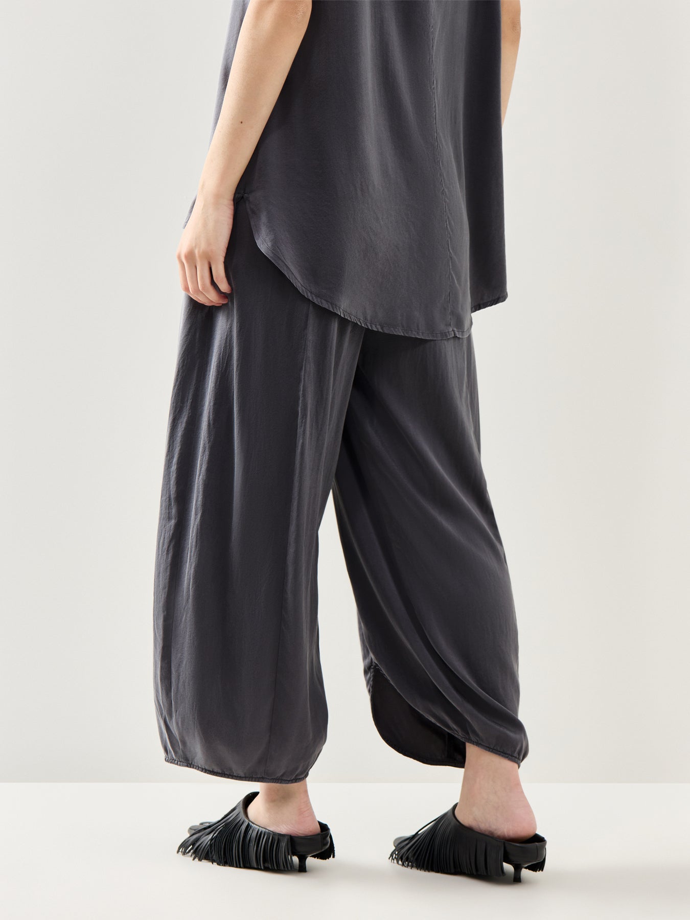 Silk Trouser Black