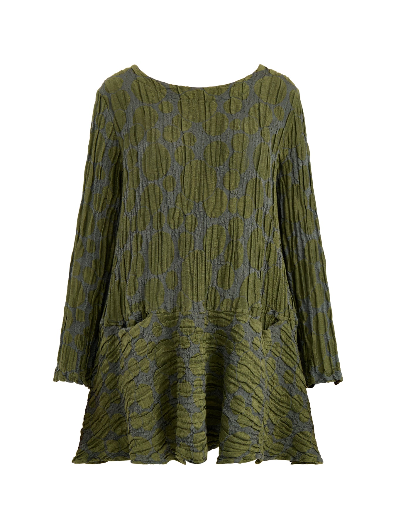 Spot Two Pocket Tunic Forest Mist