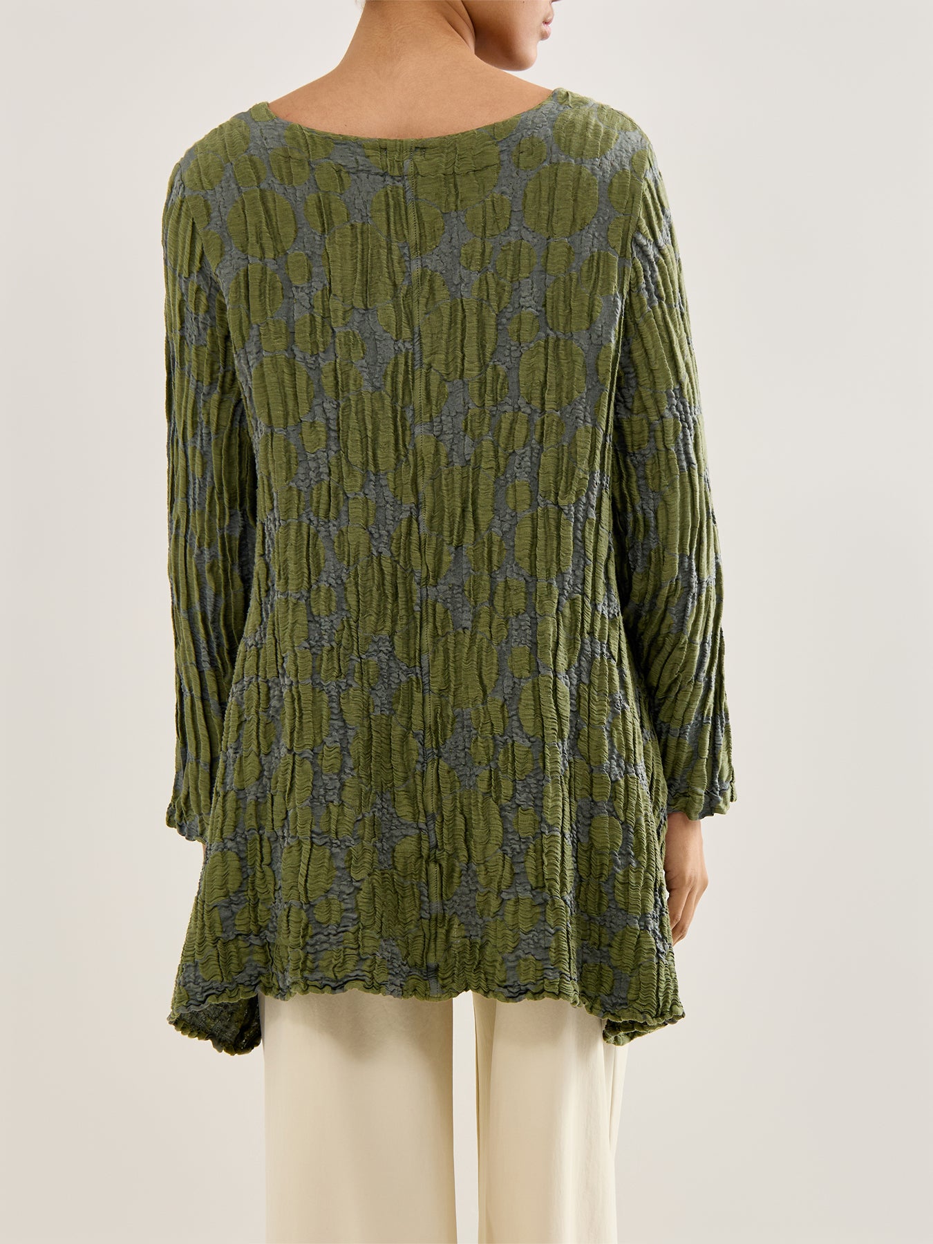 Spot Two Pocket Tunic Forest Mist