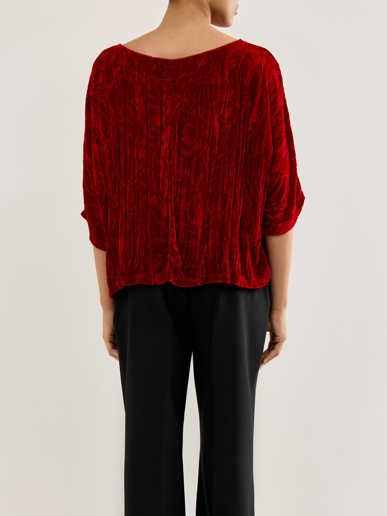 Devore Top Cherry Red