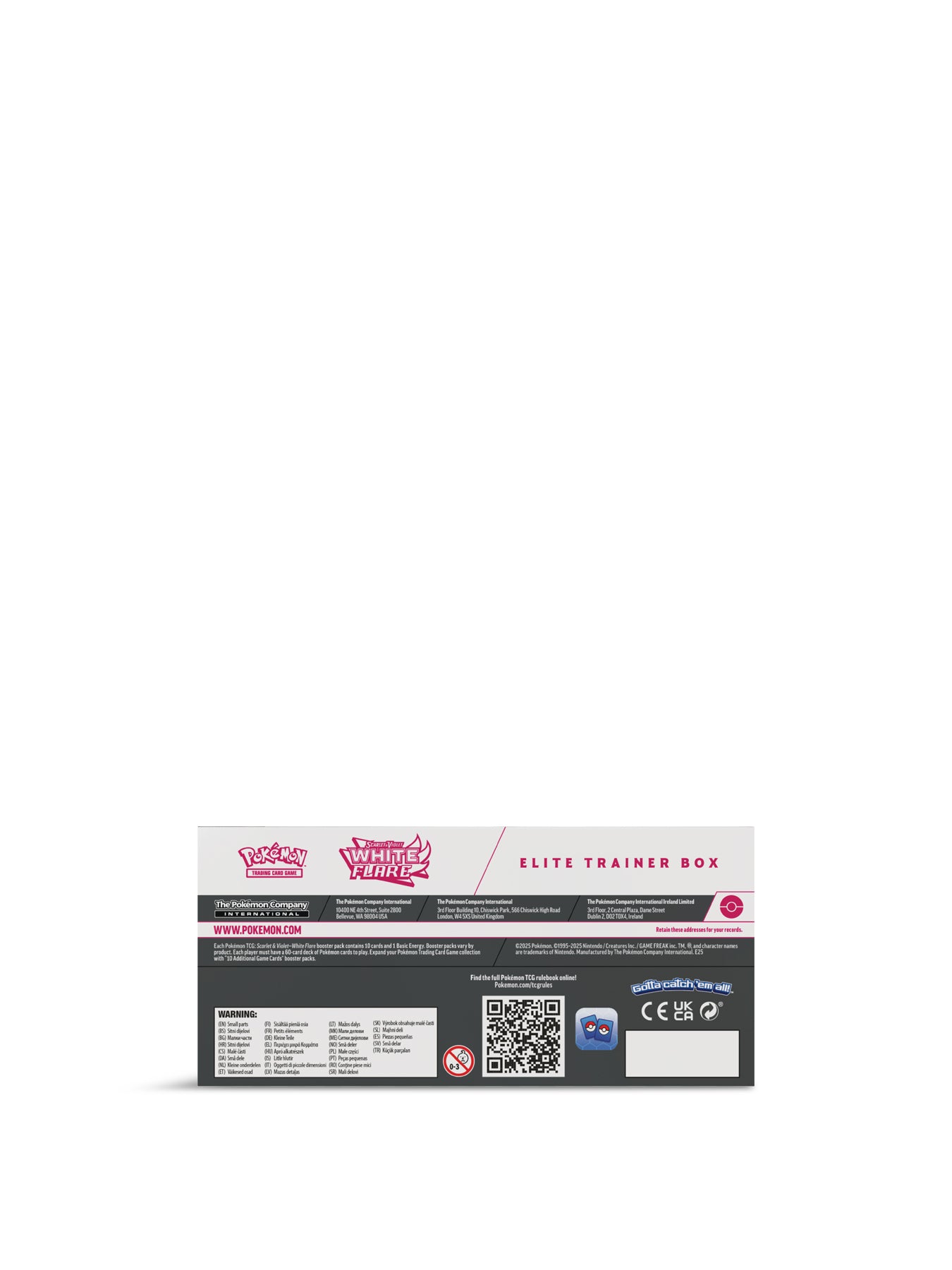 Pokemon TCG: Scarlet & Violet 10.5 - White Flare - Elite Trainer Box Reshiram