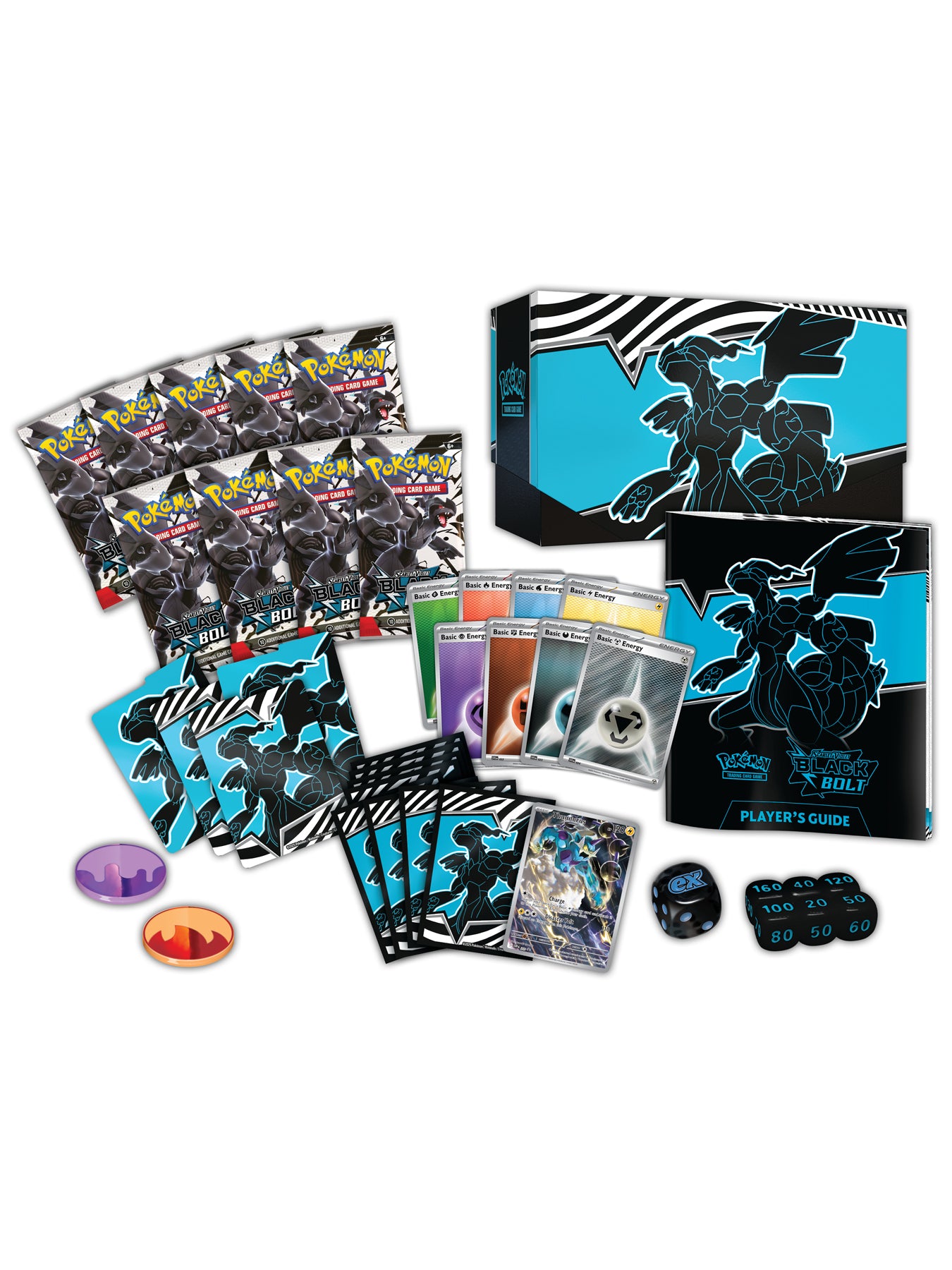 Pokemon TCG: Scarlet & Violet 10.5 - Black Bolt - Elite Trainer Box Zekrom