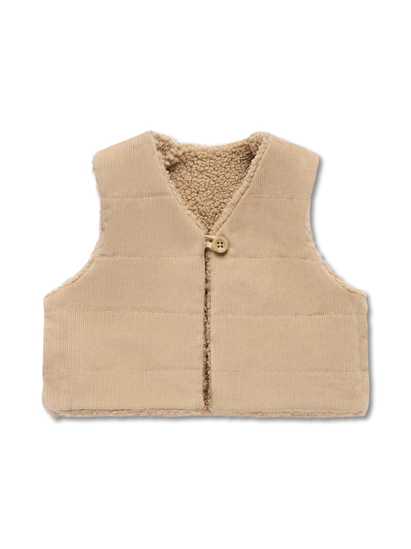 Shearling Reversible Vest