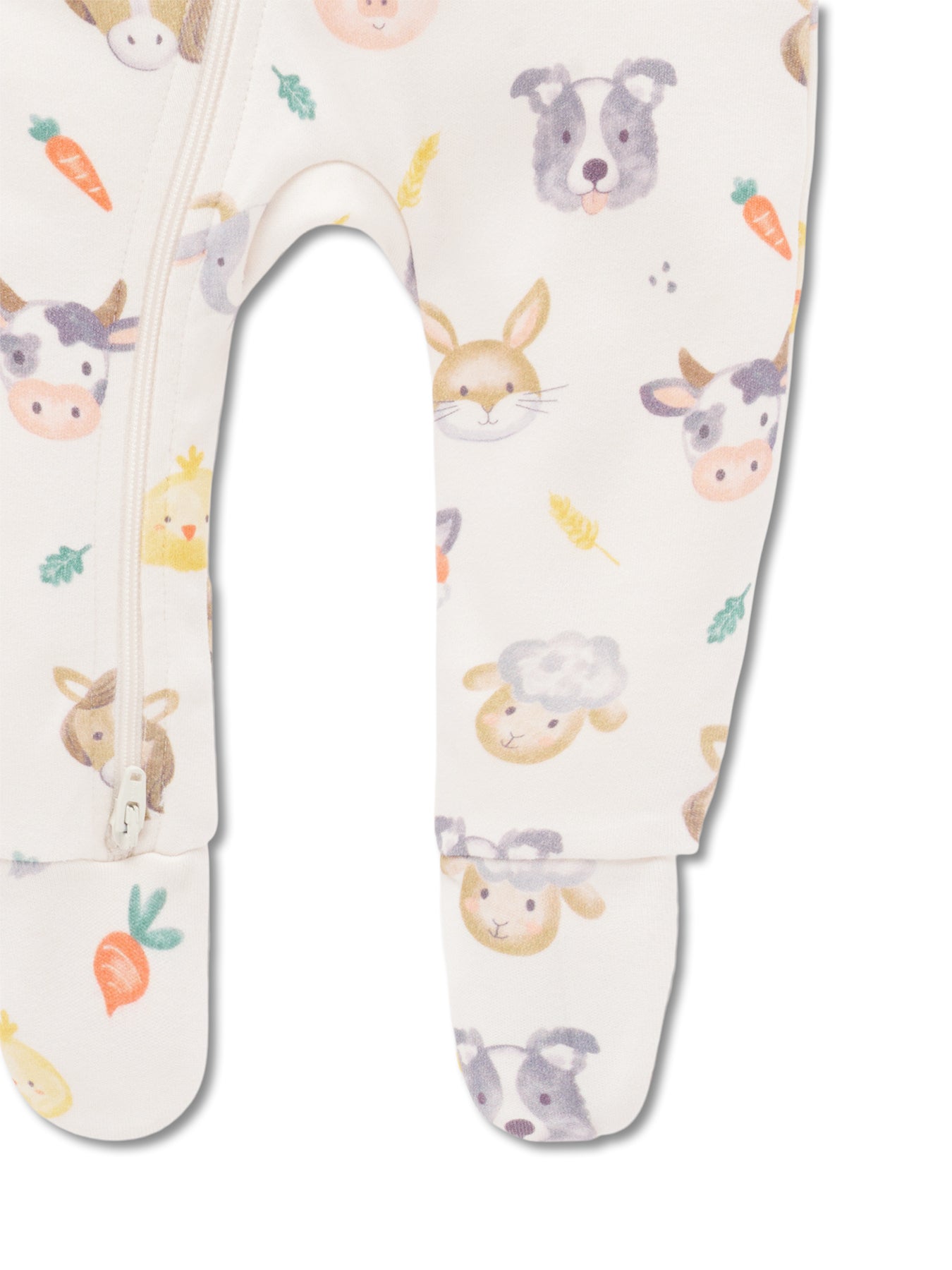 Thick Zip Growsuit & Bib Set