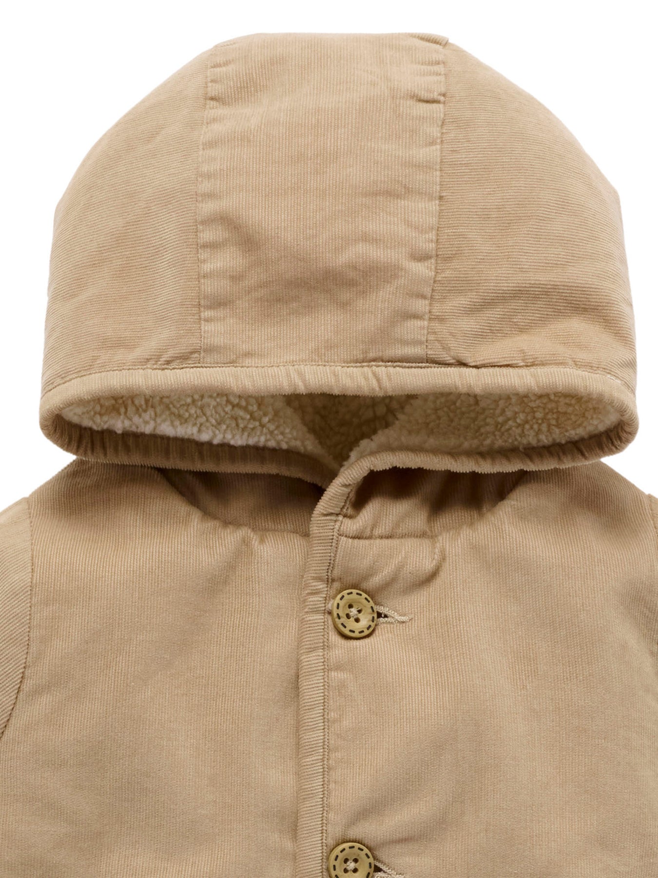 Corduroy Shearling Jacket Organic Cotton