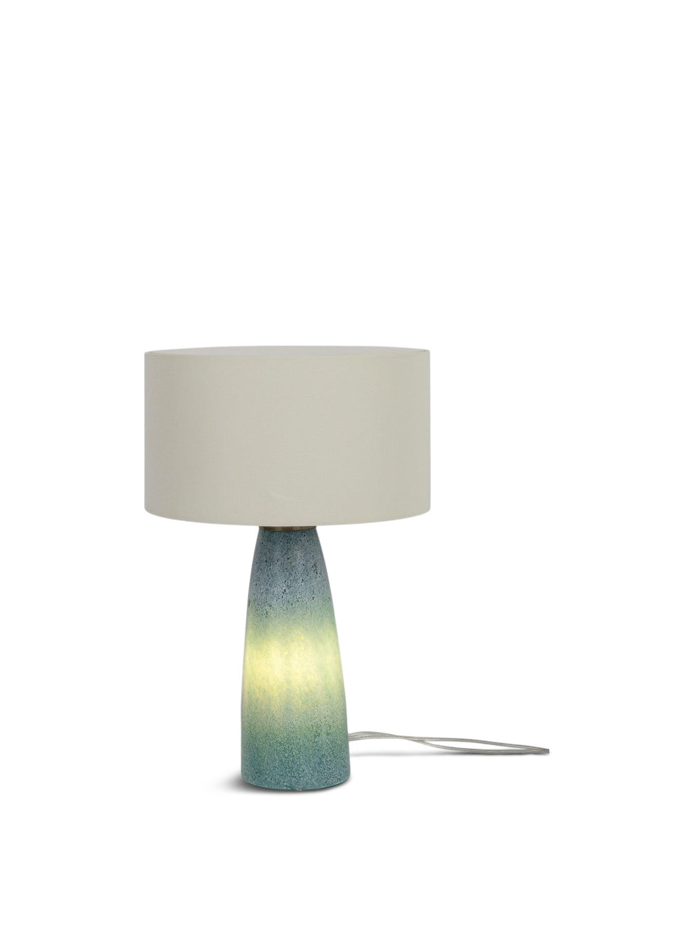 Ryde Glass Table Lamp Blue