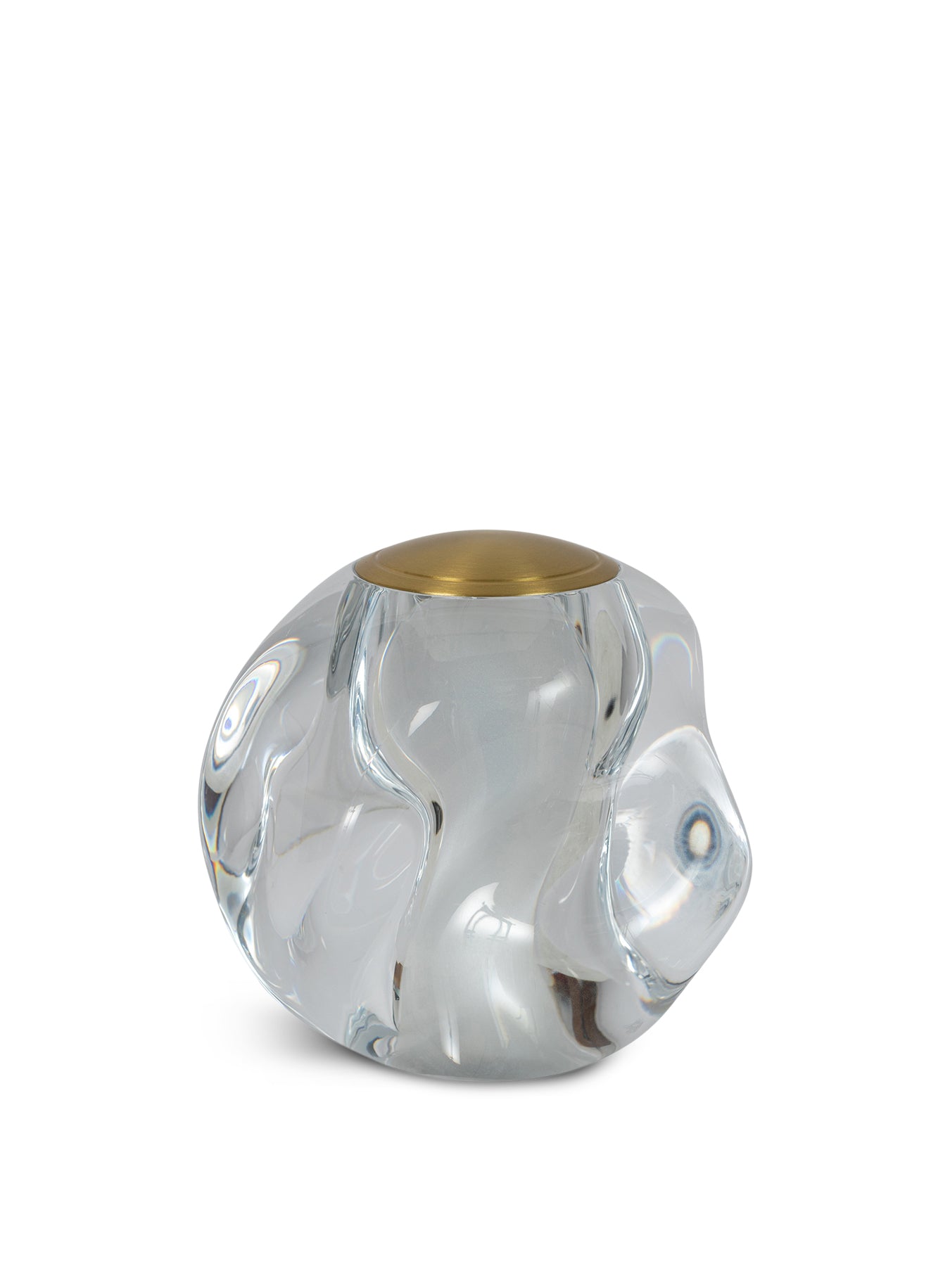 Carina LED Portable Table Lamp Brass