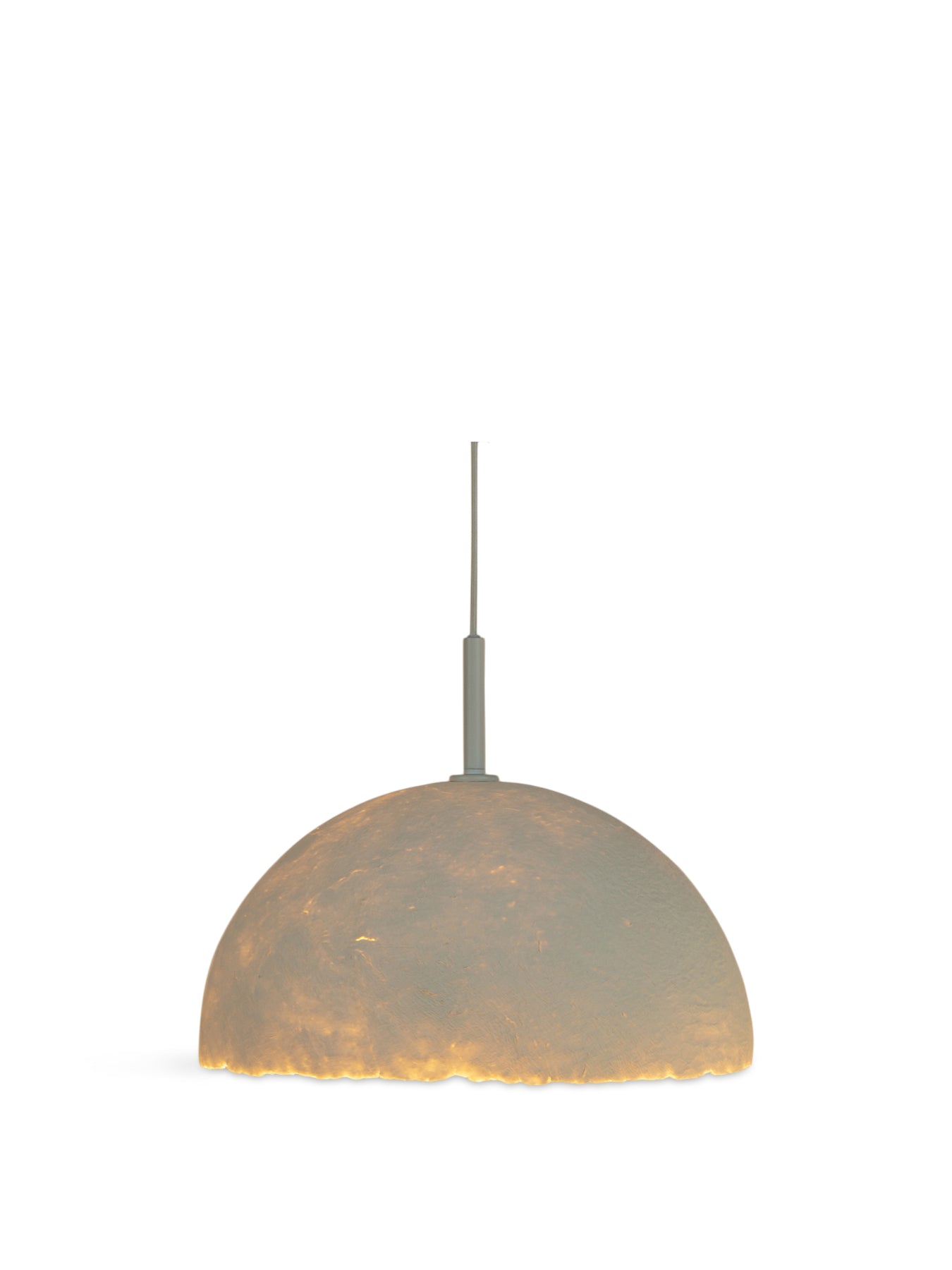 Pietra Papier Mache Pendant White 50cm